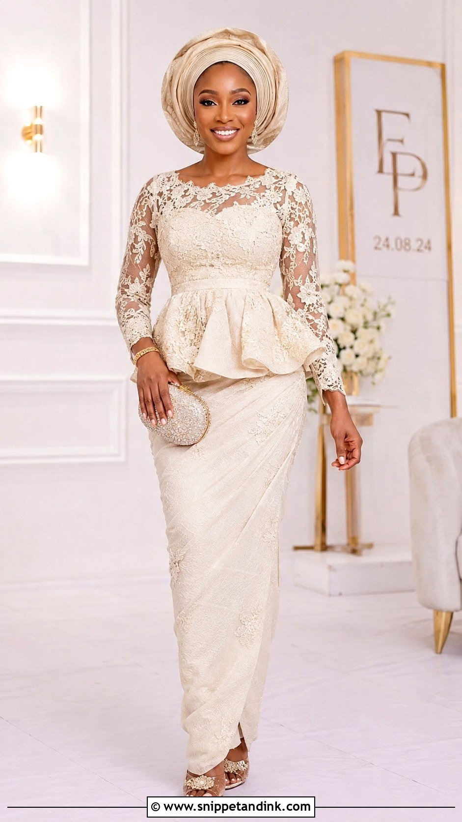 Nigerian Peplum Wedding Dress - Snippet and Ink - 25 Nigeria Wedding Dress Ideas