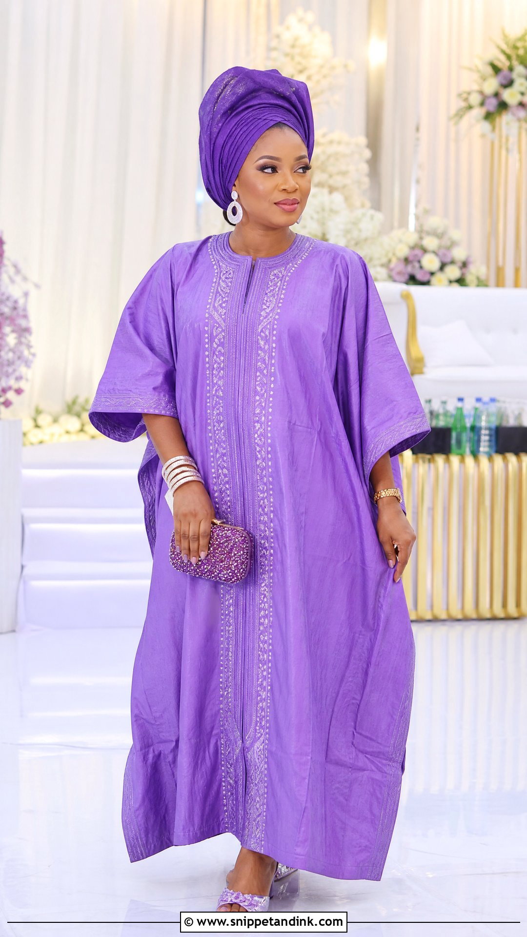 Nigerian Wedding Boubou Gown - Snippet and Ink - 25 Nigerian Weddings Dress Ideas
