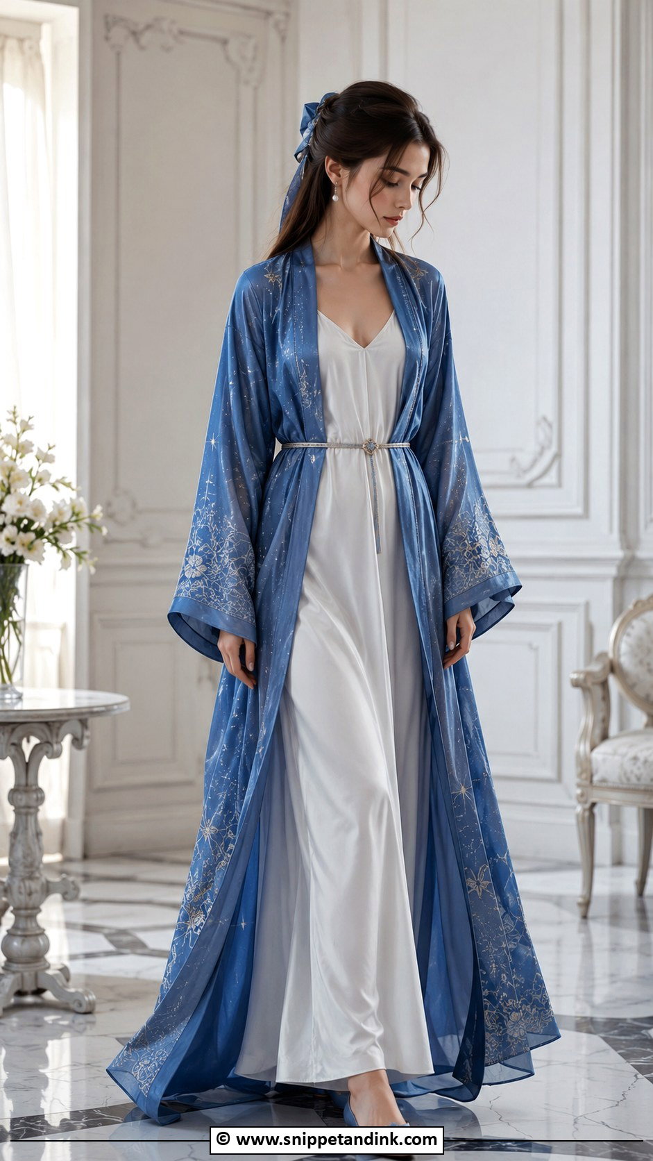 Nina The Starry Bride Blue Robe Outfit - Snippet and Ink - 30 Nina the Starry Bride Ideas