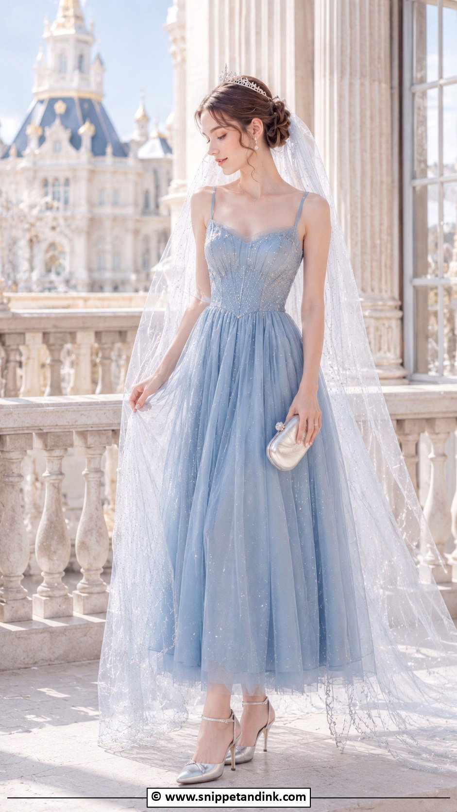 Nina The Starry Bride Blue Tulle Dress Outfit - Snippet and Ink - 30 Nina the Starry Bride Ideas