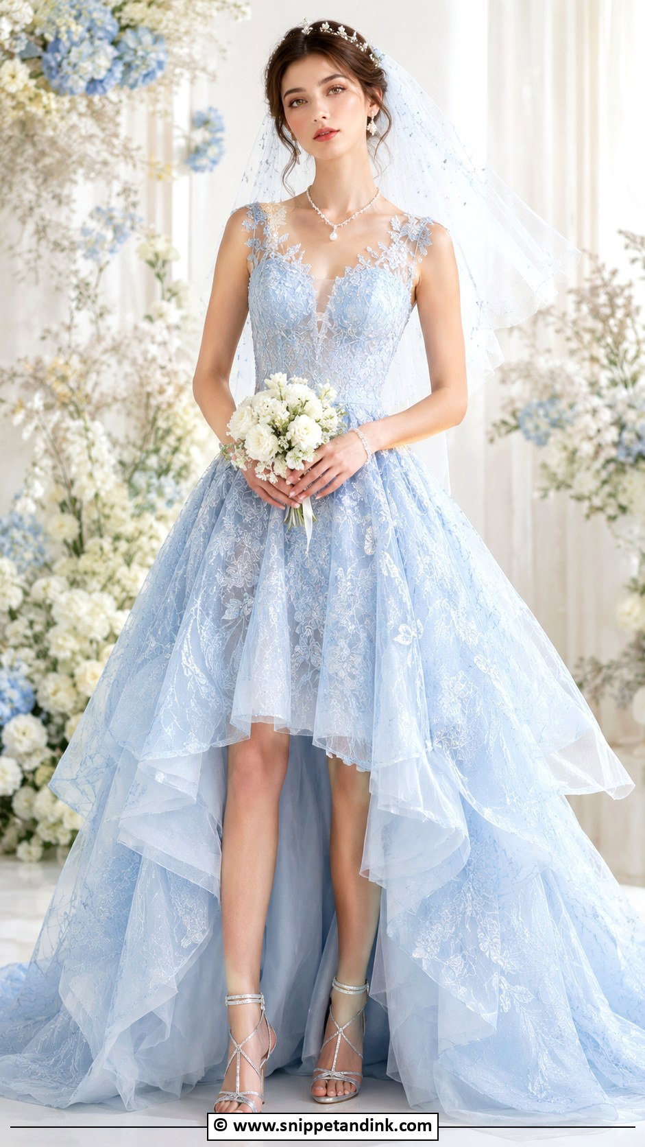 Nina The Starry Bride Blue Wedding Outfit - Snippet and Ink - 30 Nina the Starry Bride Ideas
