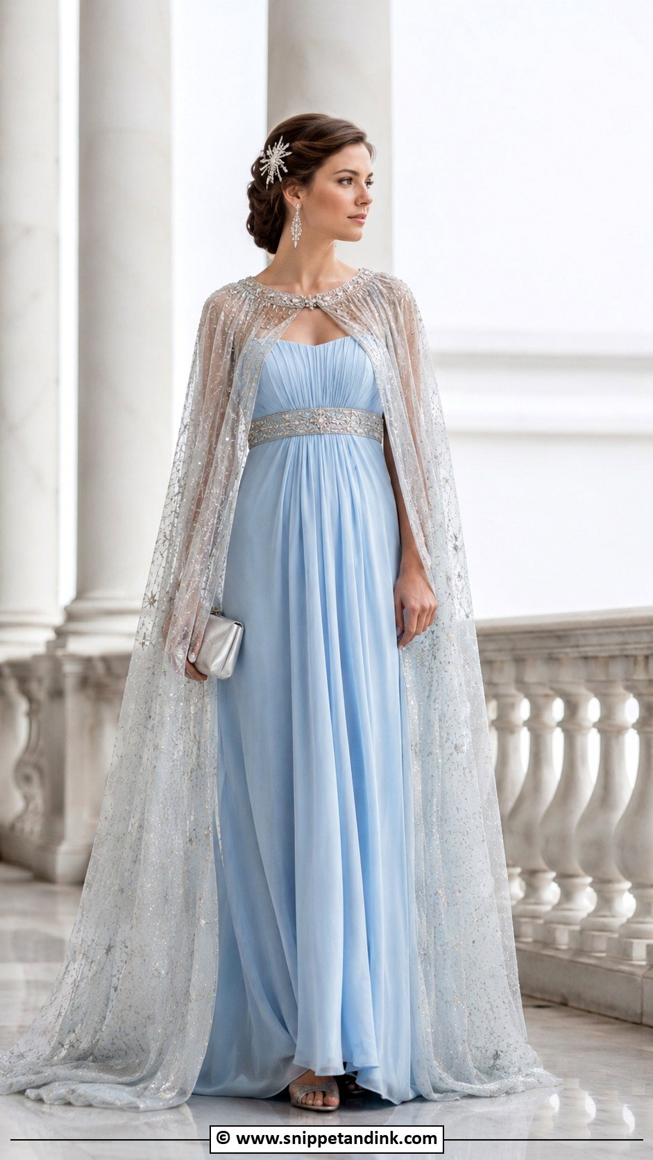 Nina The Starry Bride Royal Cape Dress Outfit - Snippet and Ink - 30 Nina the Starry Bride Ideas