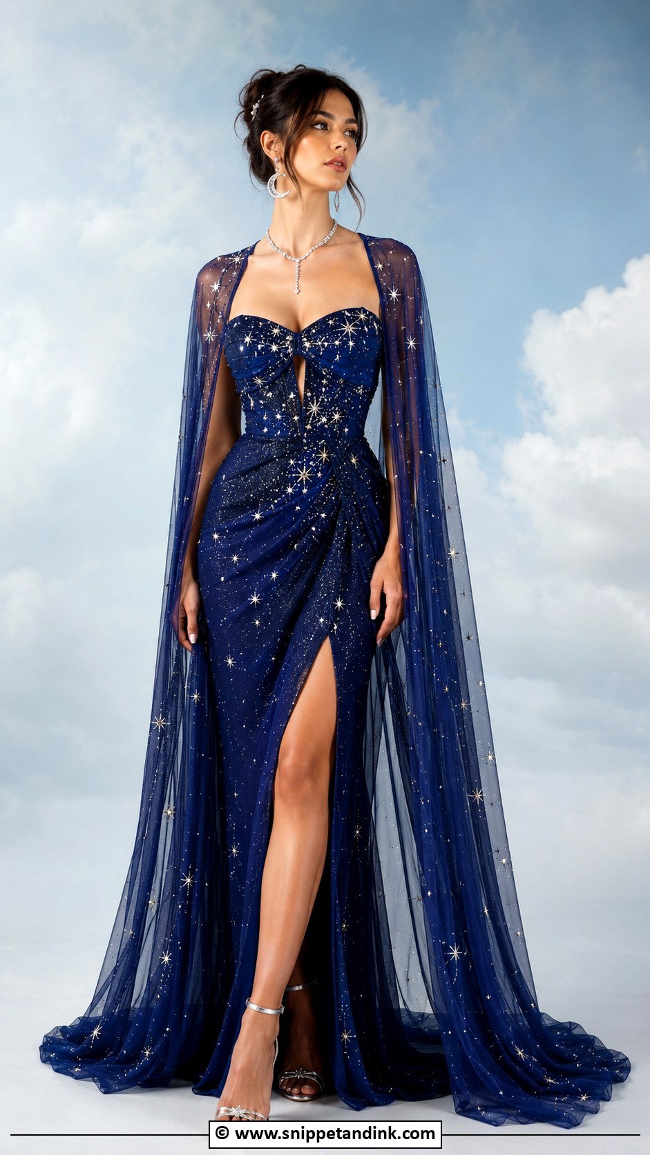 Nina The Starry Bride Starry Blue Gown Outfit - Snippet and Ink - 30 Nina the Starry Bride Ideas