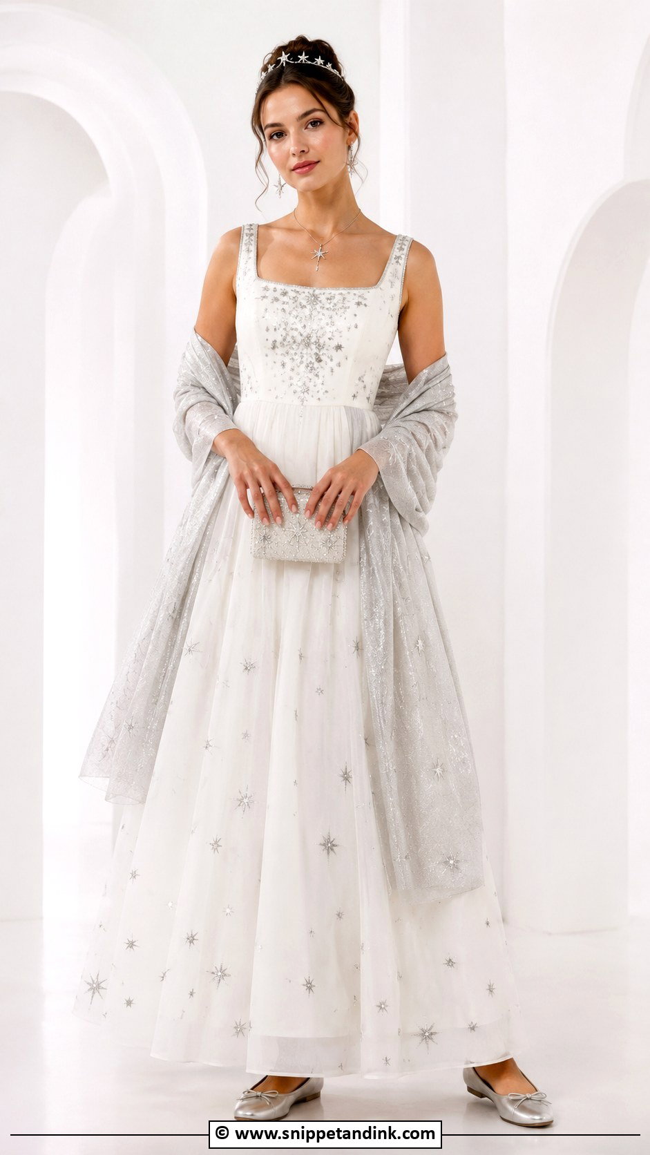 Nina The Starry Bride White And Silver Outfit - Snippet and Ink - 30 Nina the Starry Bride Ideas