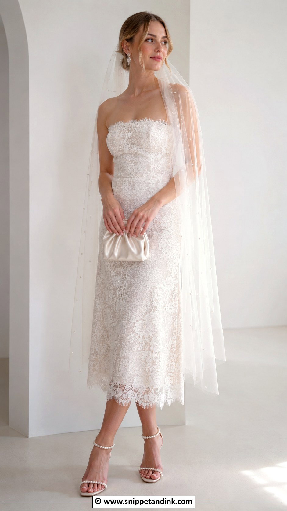 Nina The Starry Bride White Veil Dress Outfit - Snippet and Ink - 30 Nina the Starry Bride Ideas