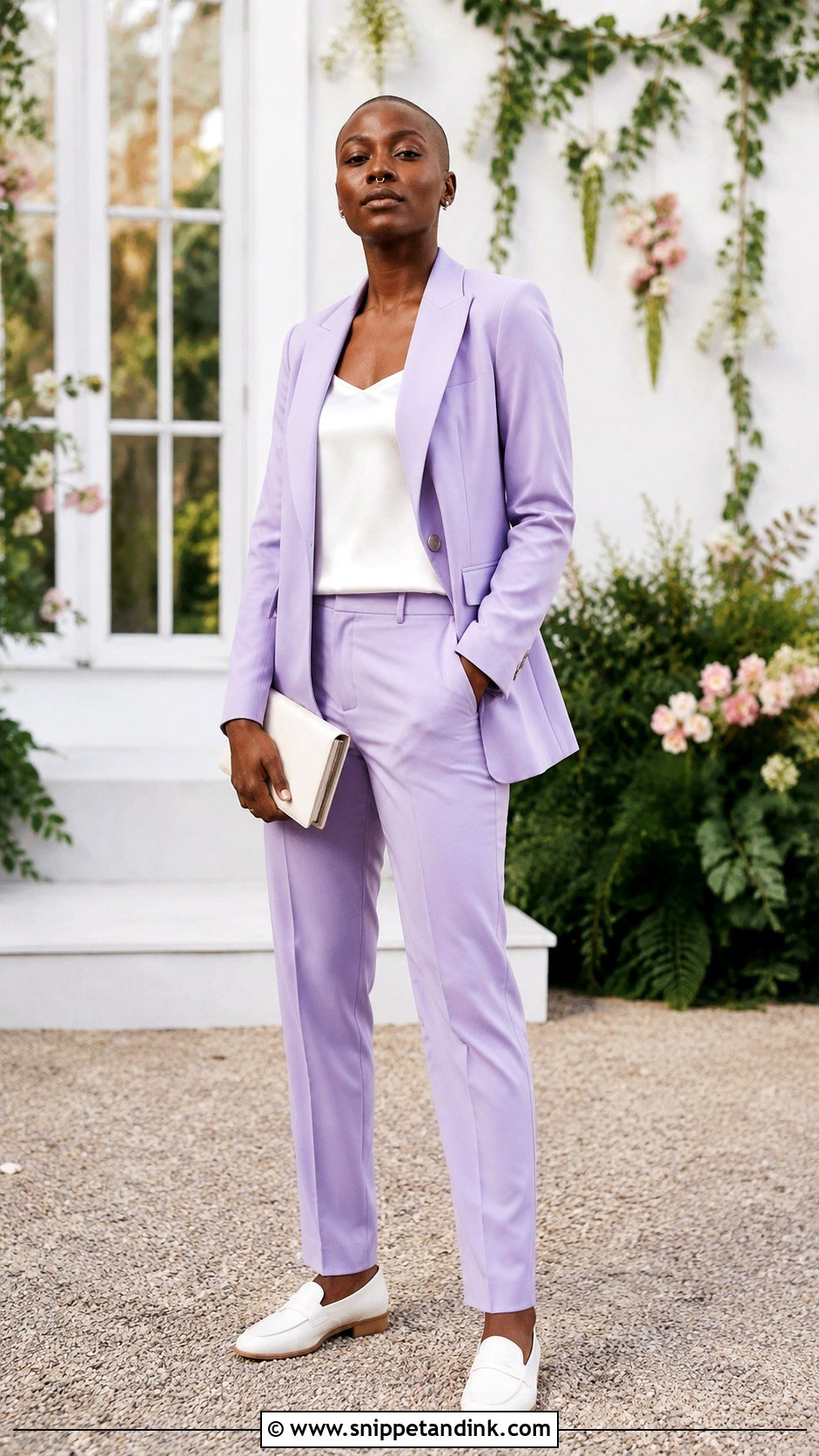 Nonbinary Wedding Colorful Suit Outfit - Snippet and Ink - 25 Nonbinary Wedding Outfit Ideas