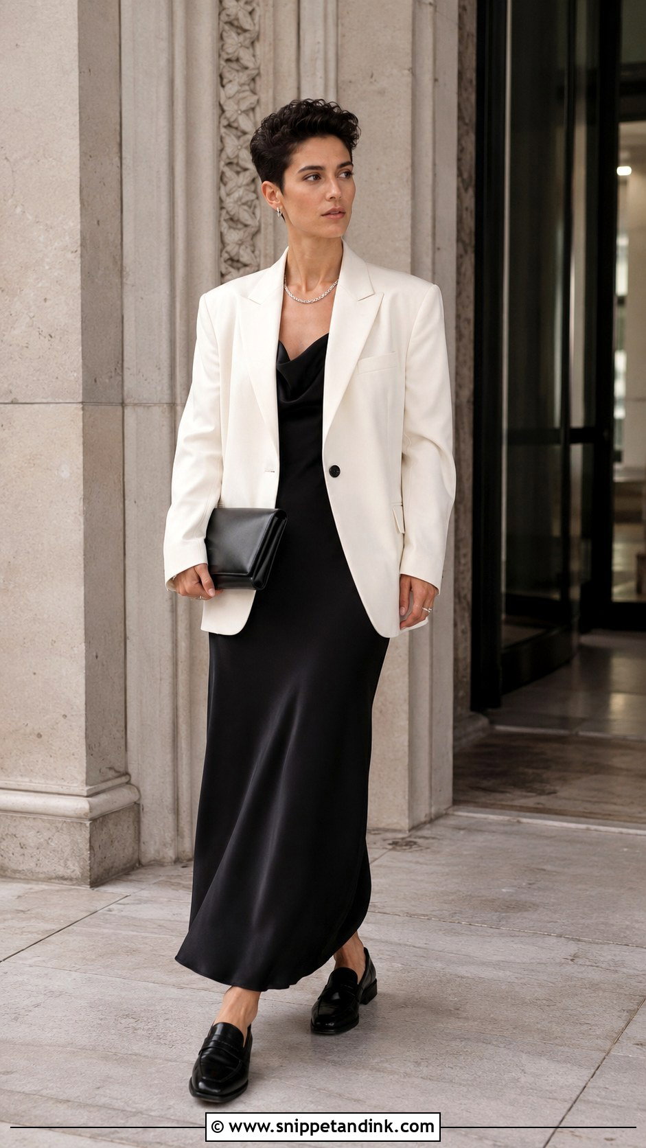 Nonbinary Wedding Dress With Blazer Outfit - Snippet and Ink - 25 Nonbinary Wedding Outfit Ideas