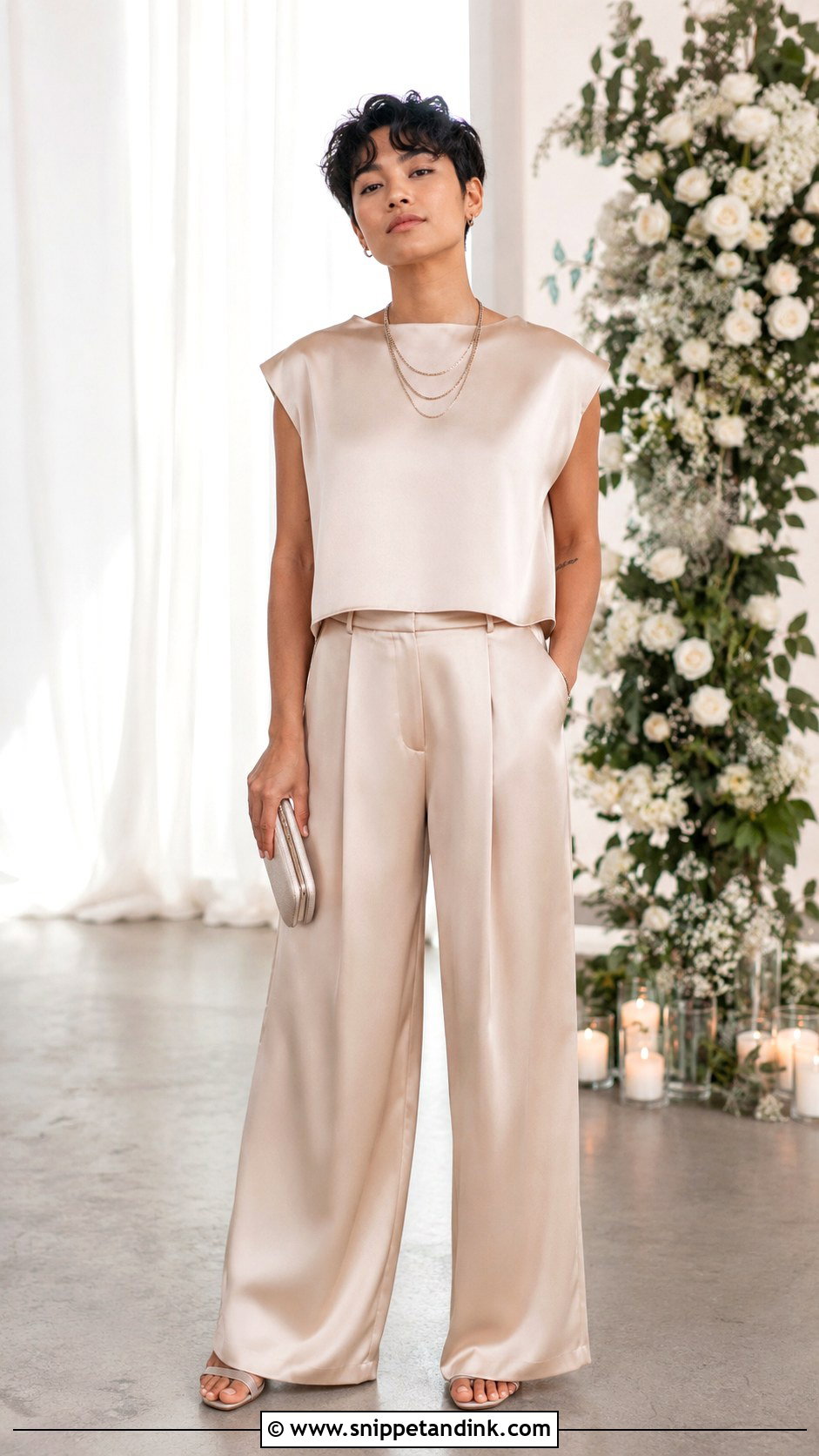Nonbinary Wedding Two Piece Set Outfit - Snippet and Ink - 25 Nonbinary Wedding Outfit Ideas