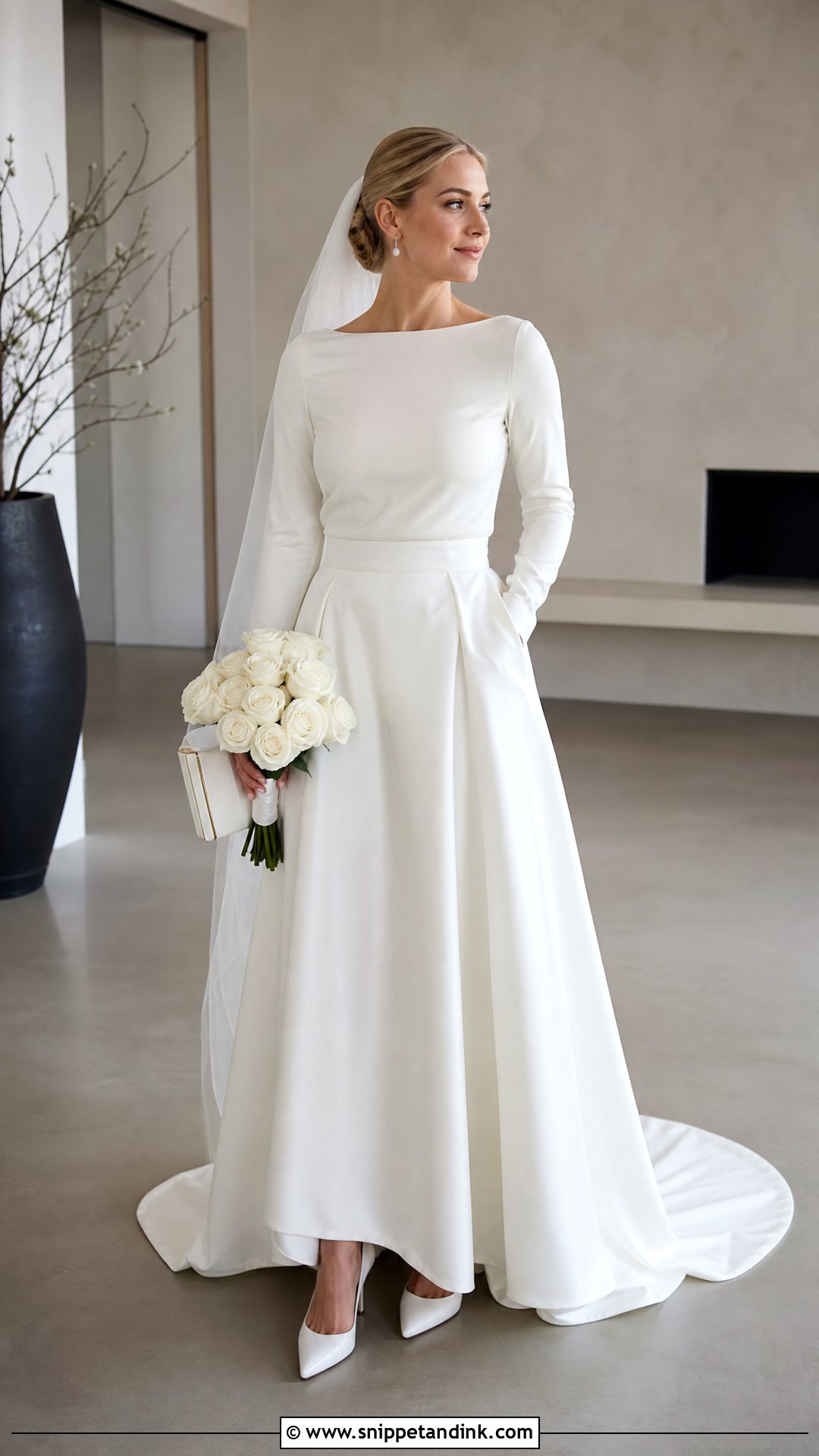 Nordic Wedding Dress With Bridal Separates - Snippet and Ink - 25 Nordic Wedding Dress Ideas