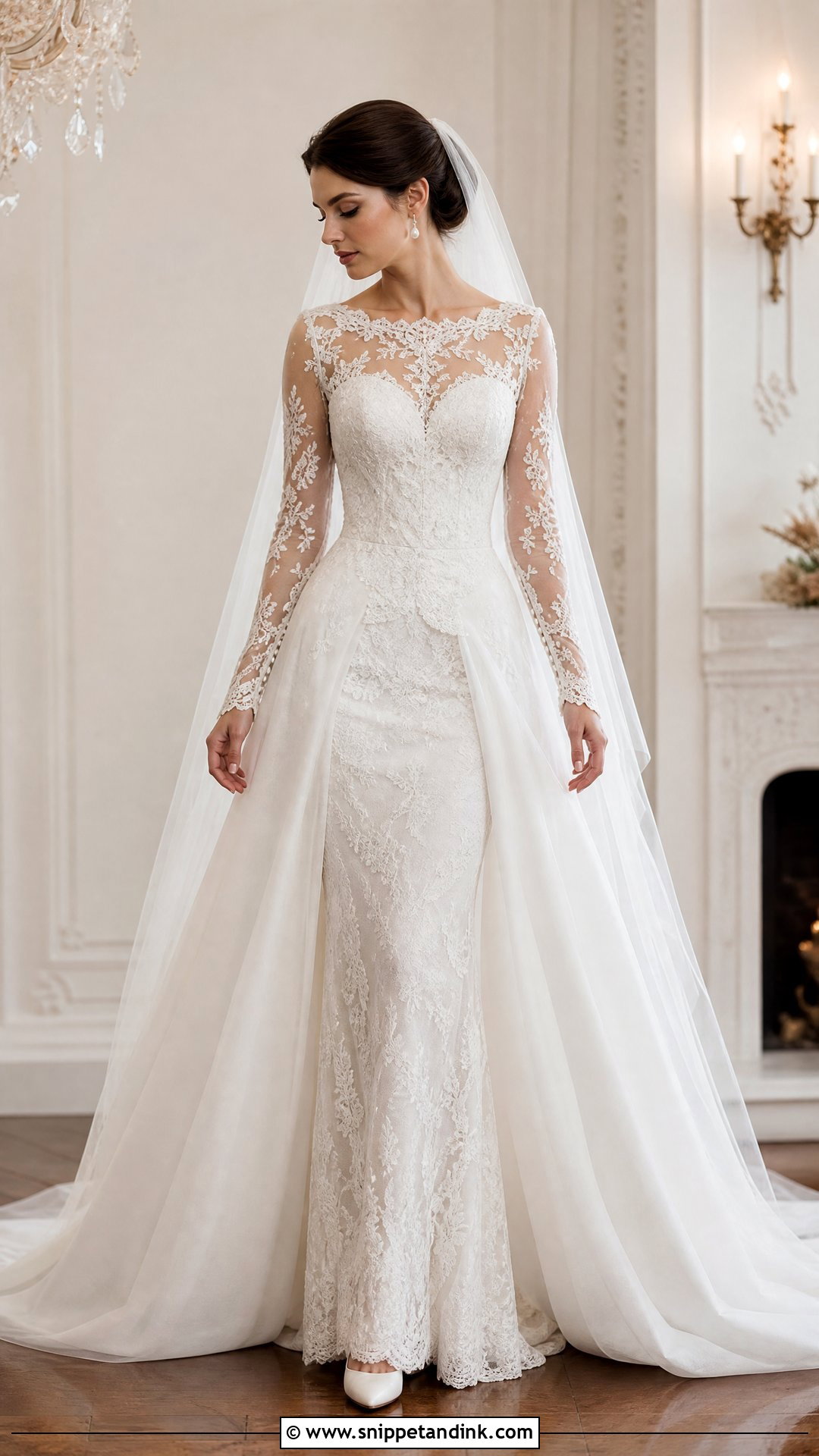 November Rain Long Sleeve Wedding Dress - Snippet and Ink - 20 November Rain Wedding Dress Ideas