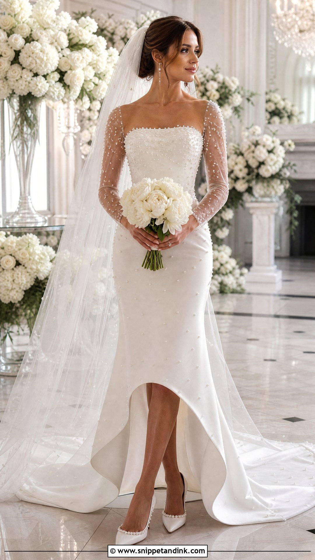 November Rain Pearl Wedding Dress - Snippet and Ink - 20 November Rain Wedding Dress Ideas