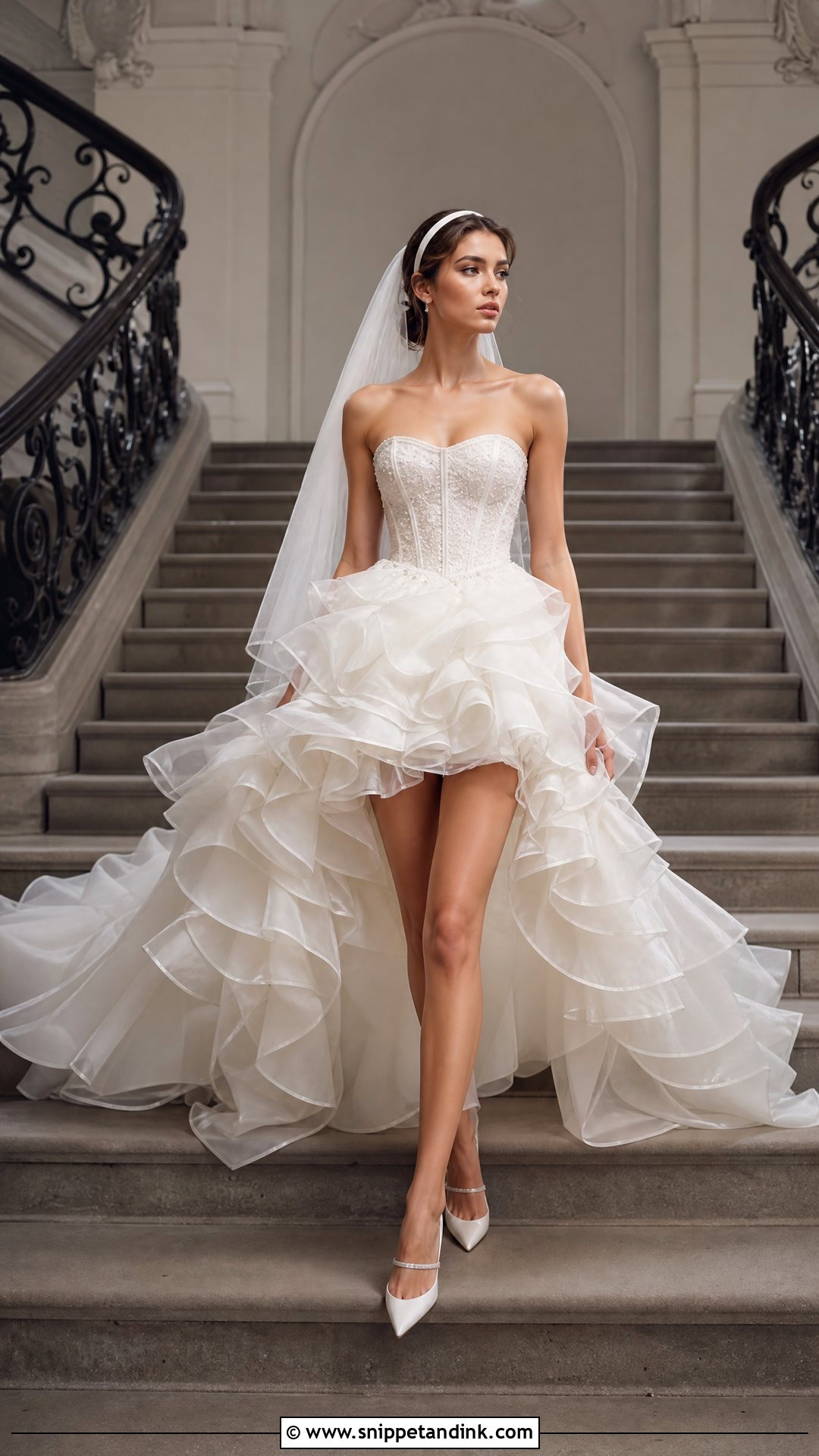 November Rain Ruffled Wedding Dress - Snippet and Ink - 20 November Rain Wedding Dress Ideas