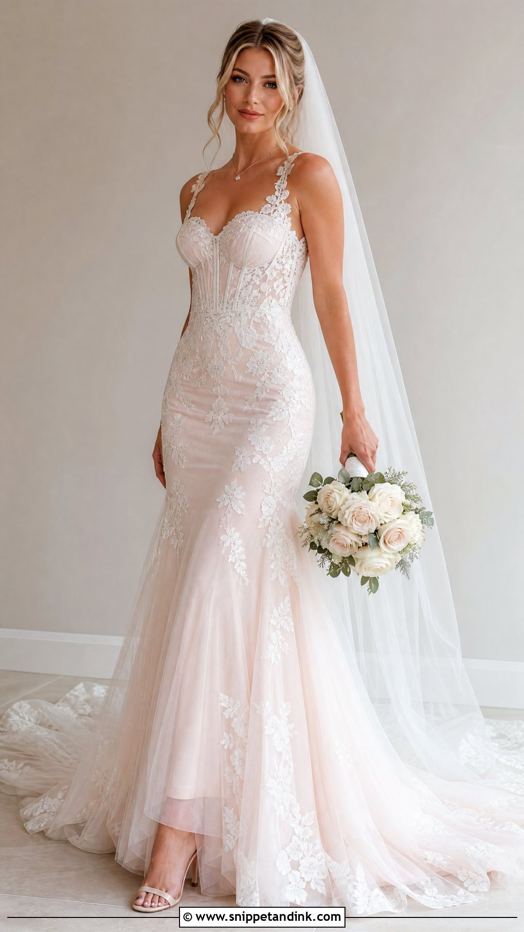 Nude Corset Wedding Dress - Snippet and Ink - 25 Nude Wedding Dress Ideas