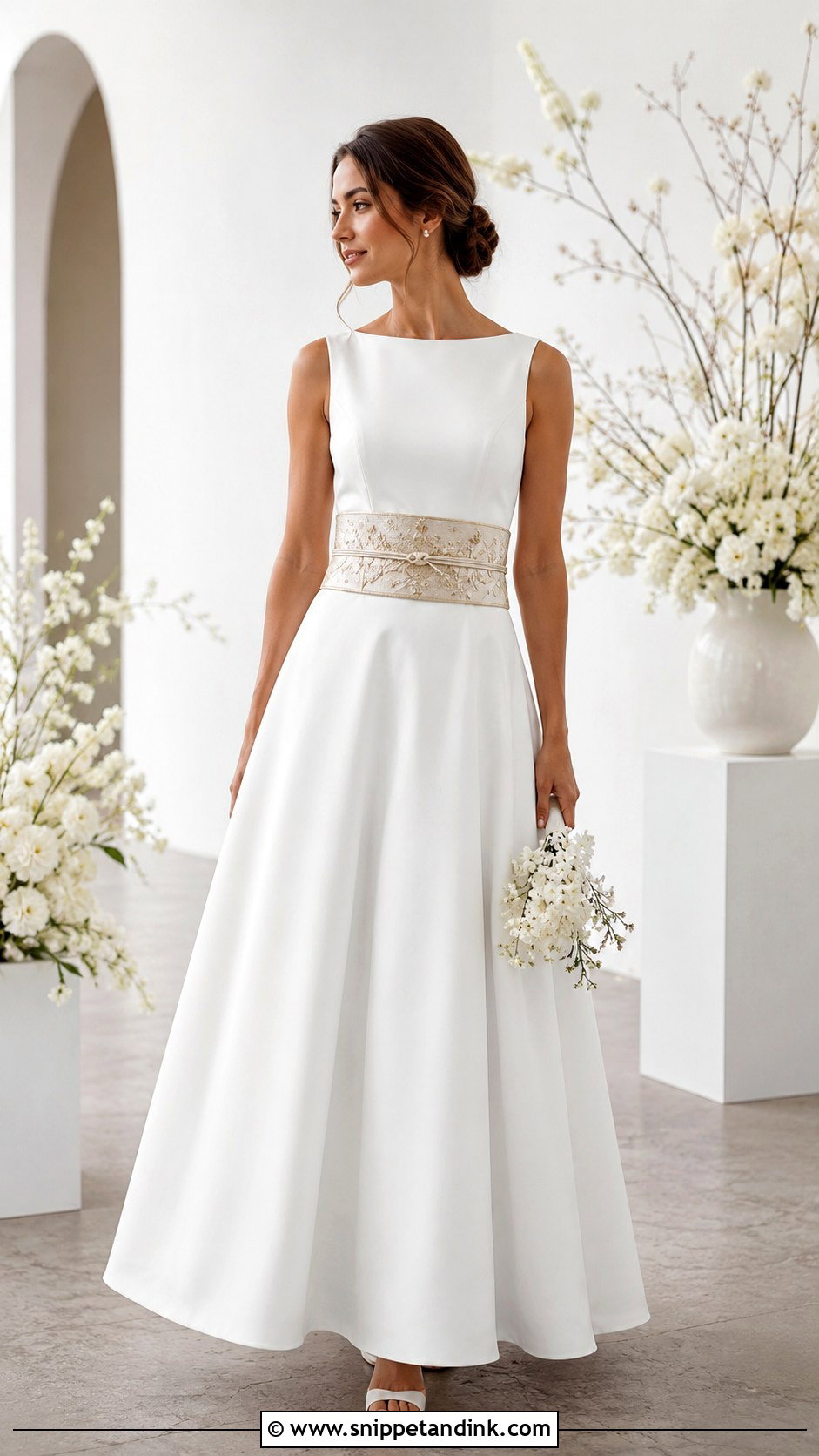 Obi Belt Wedding Dress - Snippet and Ink - 30 Japanese Wedding Dress Ideas