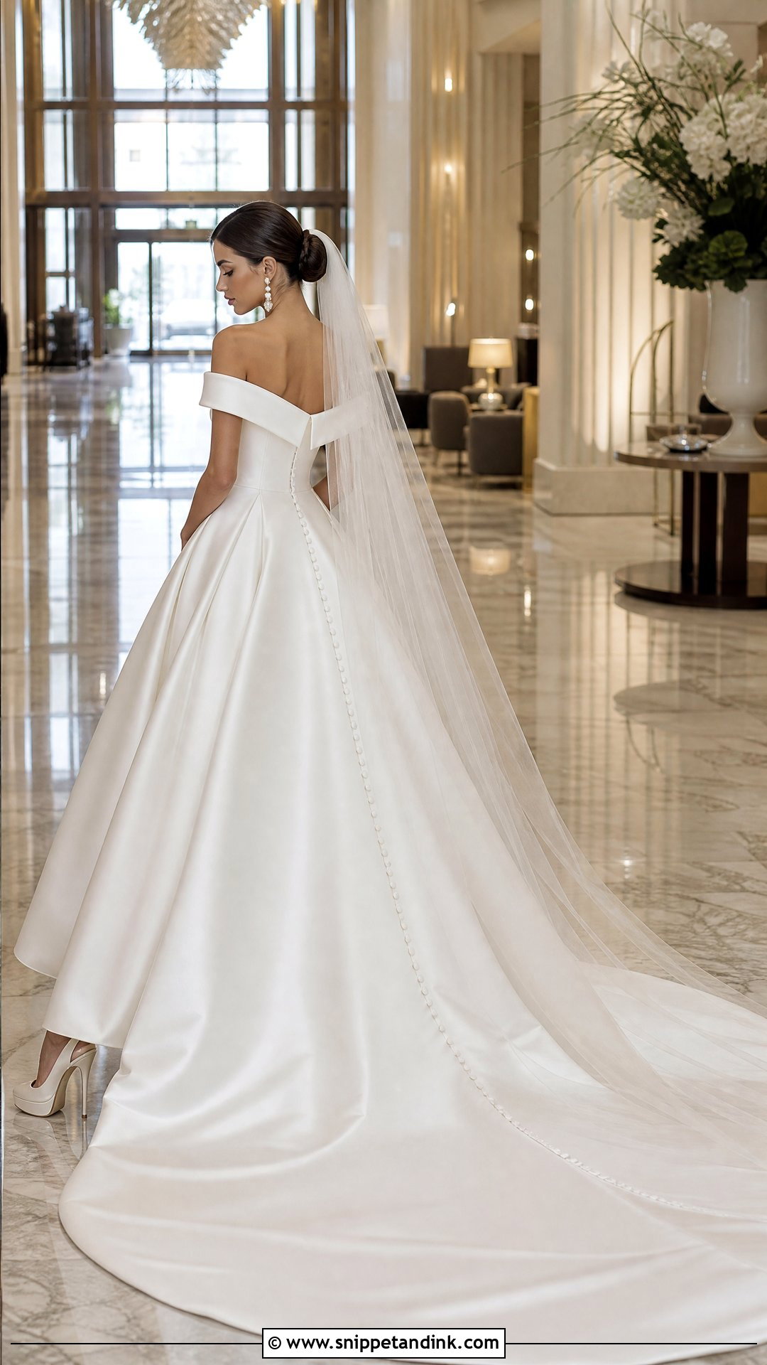 Off Shoulder Cathedral Train Wedding Dress - Snippet and Ink - 20 Zuhair Murad Bridal Elie Saab Wedding Dresses