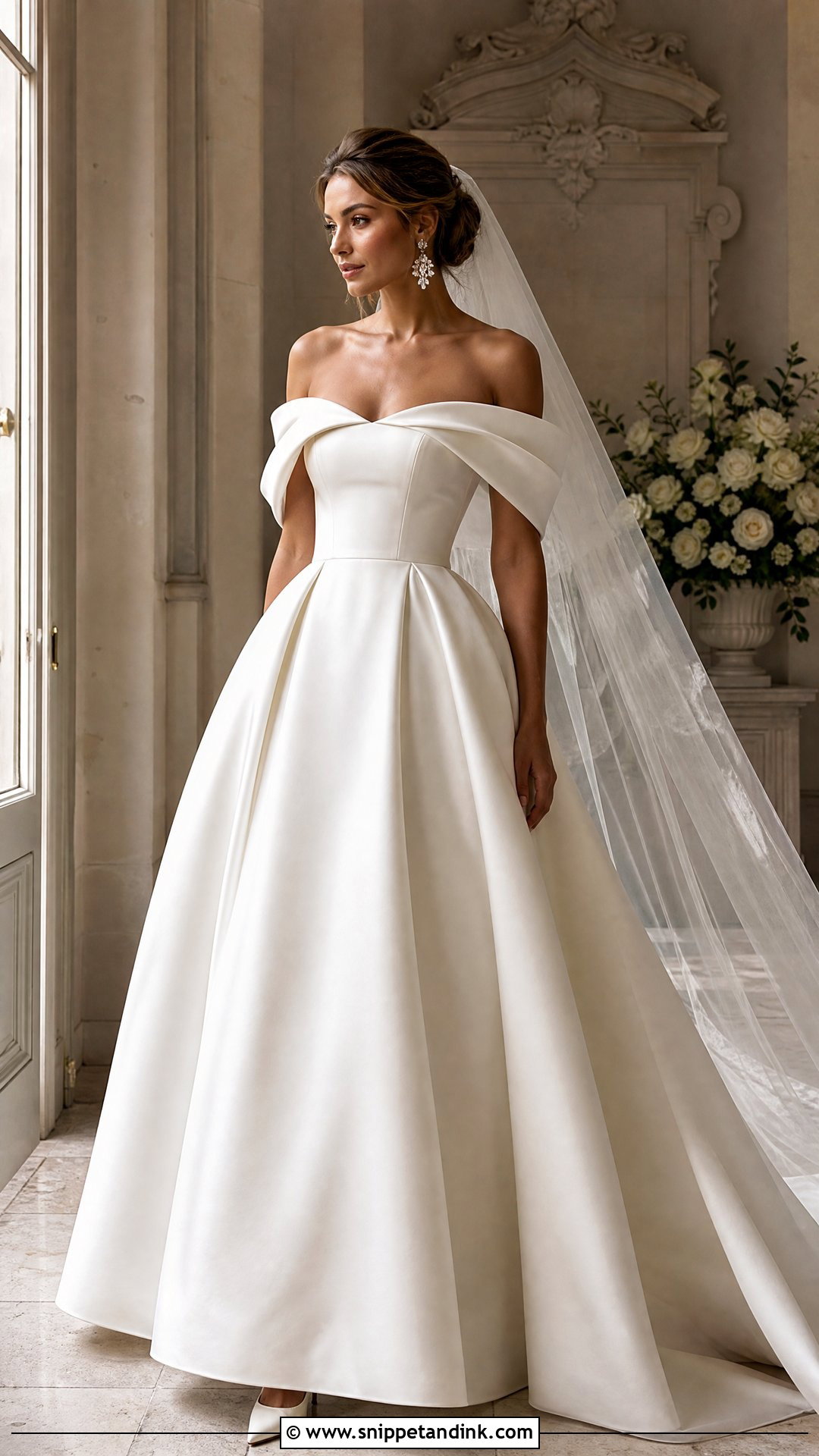 Off Shoulder Couture Wedding Dress - Snippet and Ink - 25 Expensive Wedding Dress Ideas