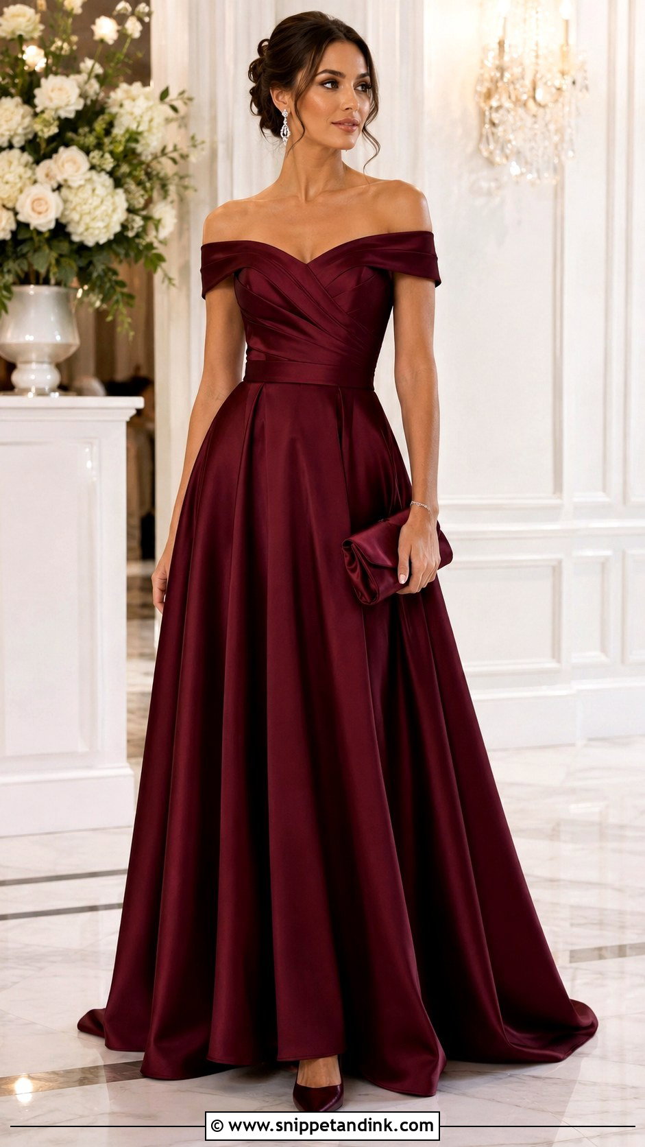 Off Shoulder Designer Gown - Snippet and Ink - 20 Designer Dress for Wedding Ideas
