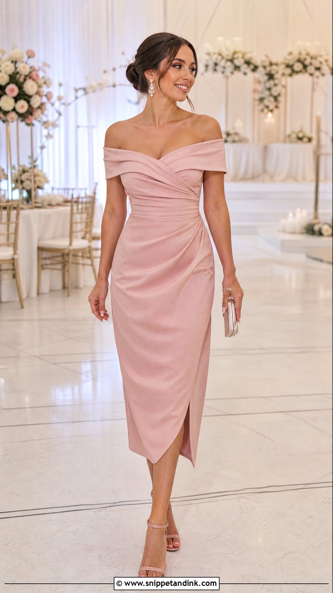 Off Shoulder Dress For Sister Wedding - Snippet and Ink - 25 Dress for Sister Wedding Ideas
