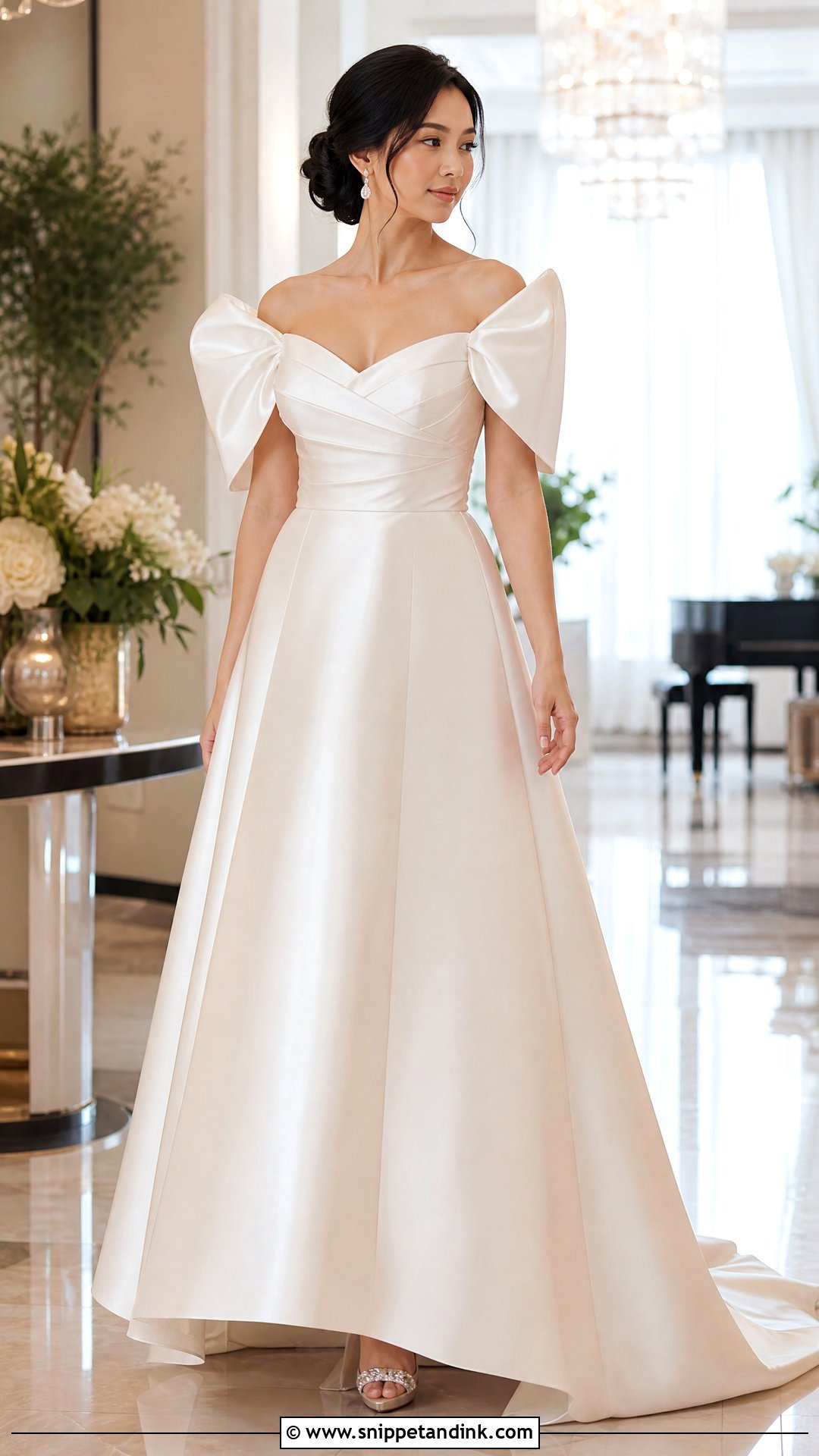 Off Shoulder Filipiniana Wedding Dress - Snippet and Ink - 25 Filipino Wedding Dress Ideas