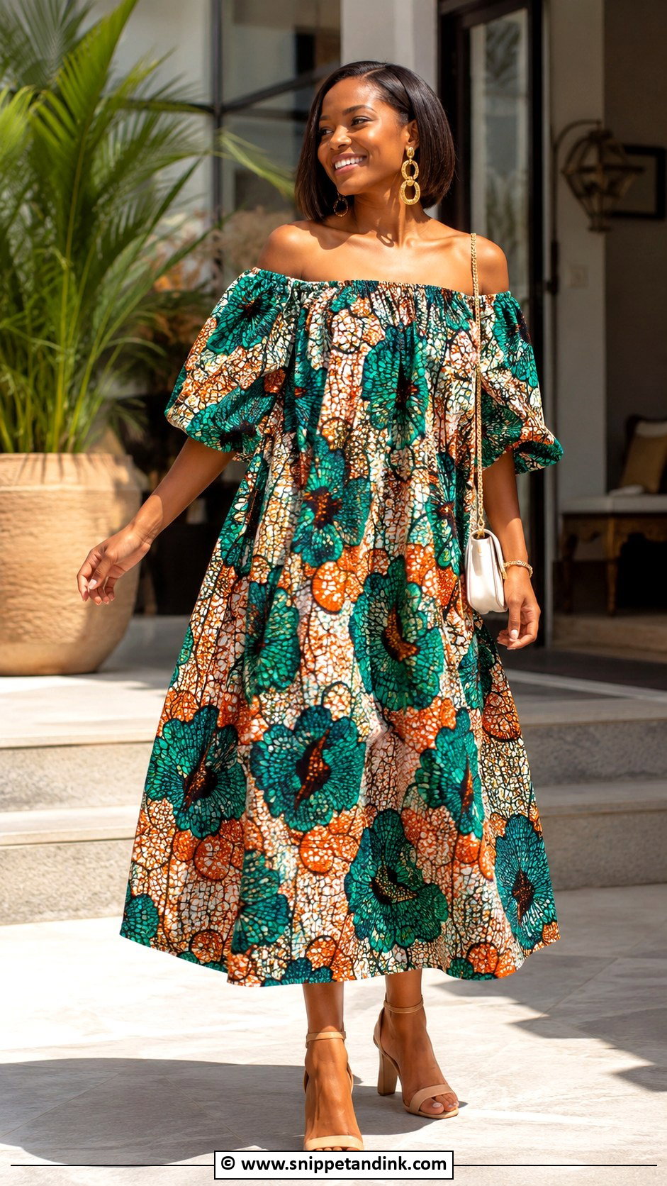 Off Shoulder Free Gown Outfit - Snippet and Ink - 30 Free Gown Ideas