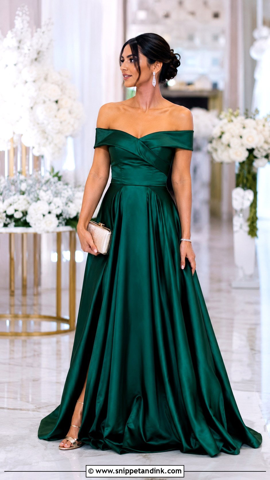 Off Shoulder Long Frock for Wedding - Snippet and Ink - 25 Long Frock Designs for Wedding