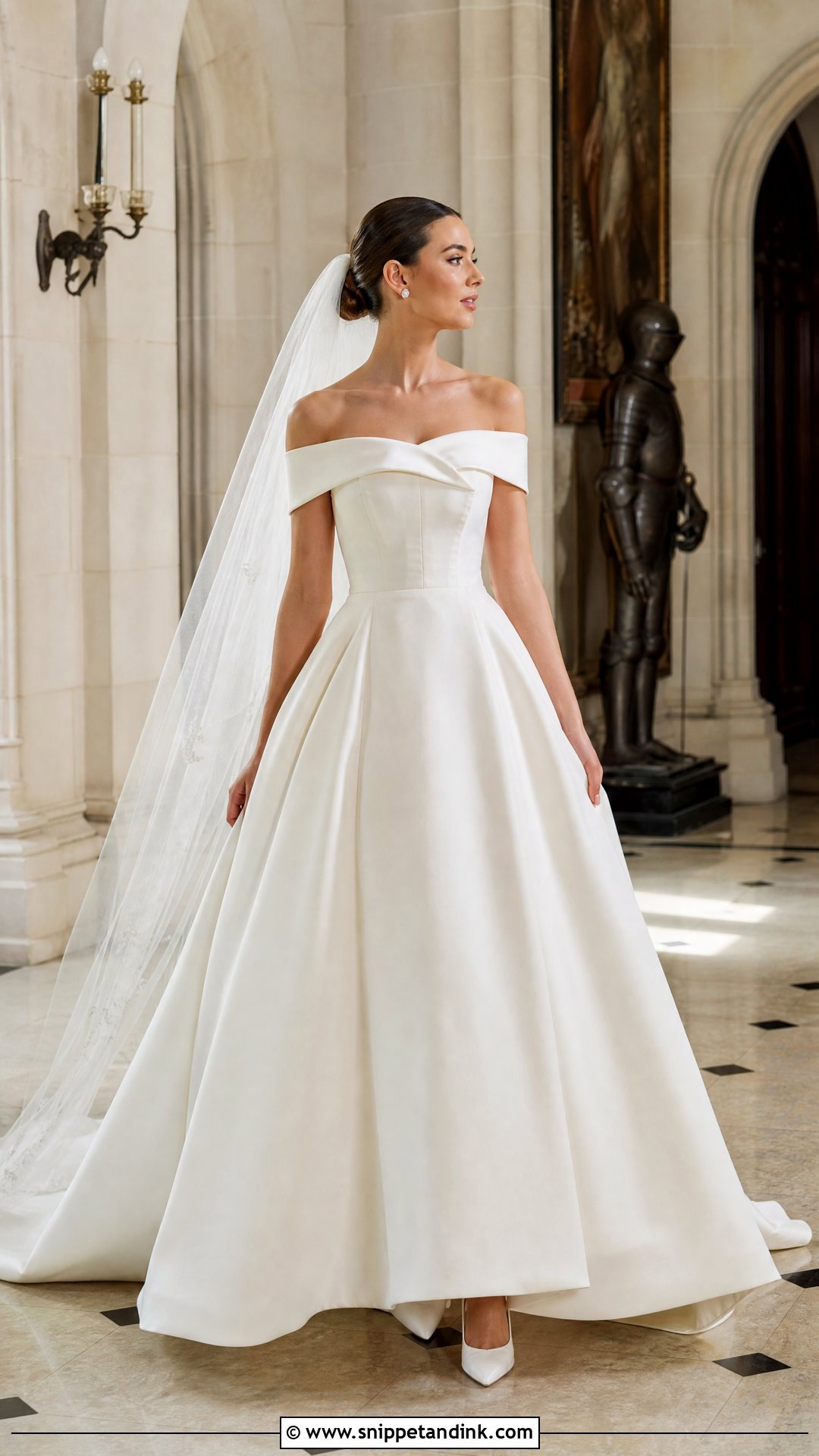 Off Shoulder Princess Wedding Gown - Snippet and Ink - 25 Dream Princesses Wedding Gown Ideas