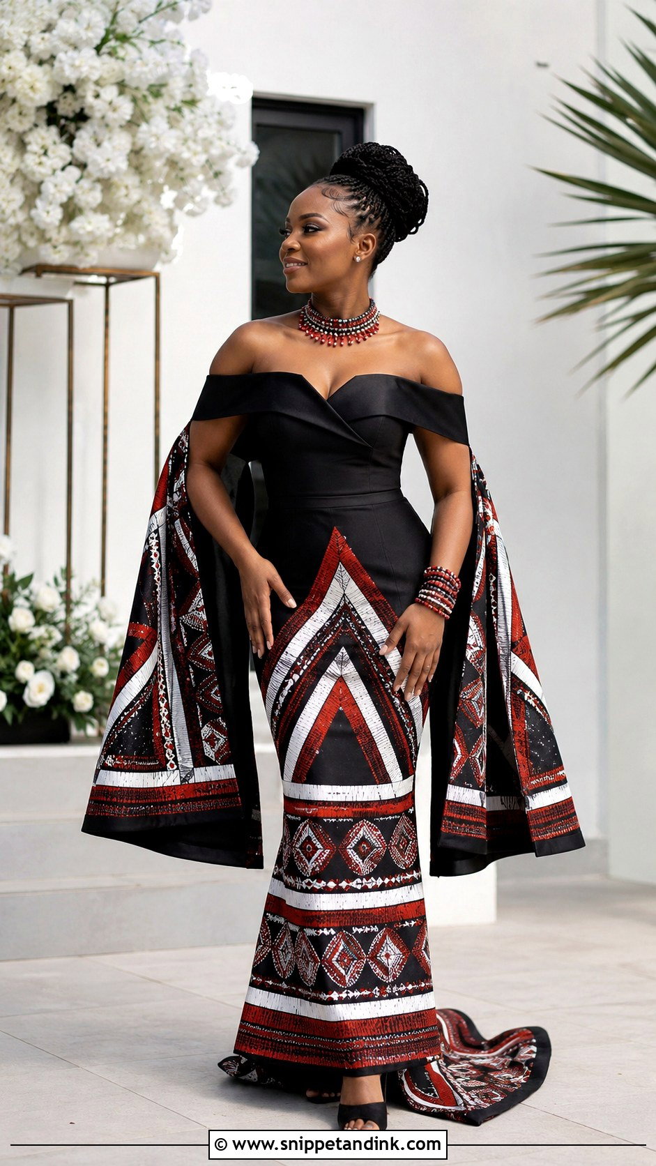 Off Shoulder Swati Wedding Dress - Snippet and Ink - 20 Swati Wedding Dresses