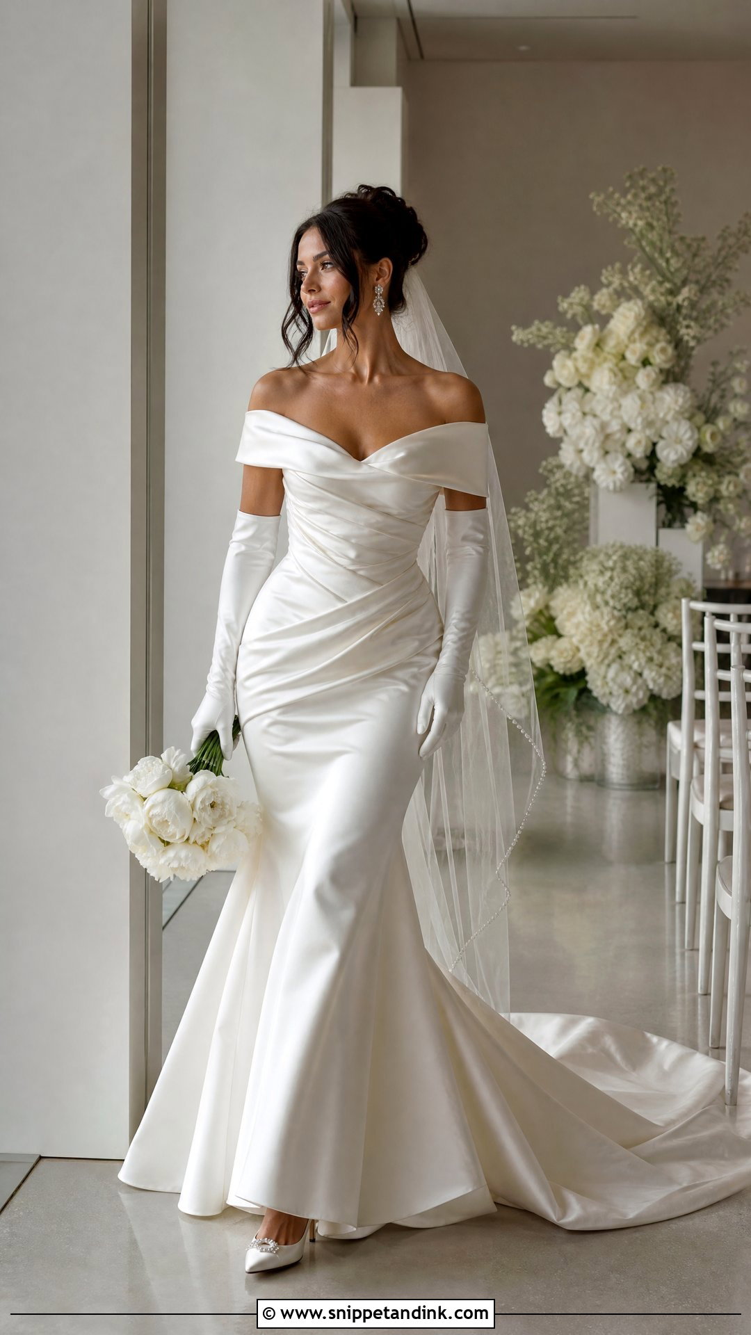 Off Shoulder Vivienne Westwood Mermaid Wedding Dress - Snippet and Ink - 20 Vivienne Westwood Wedding Dress Mermaid Ideas