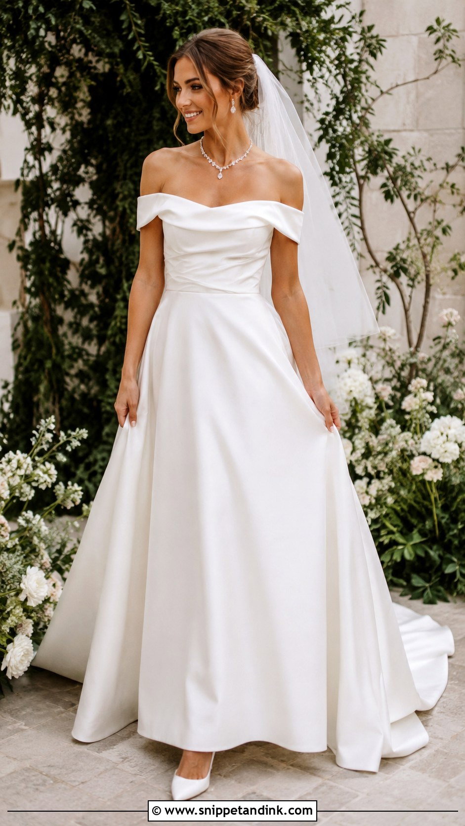 Off Shoulder Wedding Dress - Snippet and Ink - 20 Dream Wedding Dresses Ideas the Bride