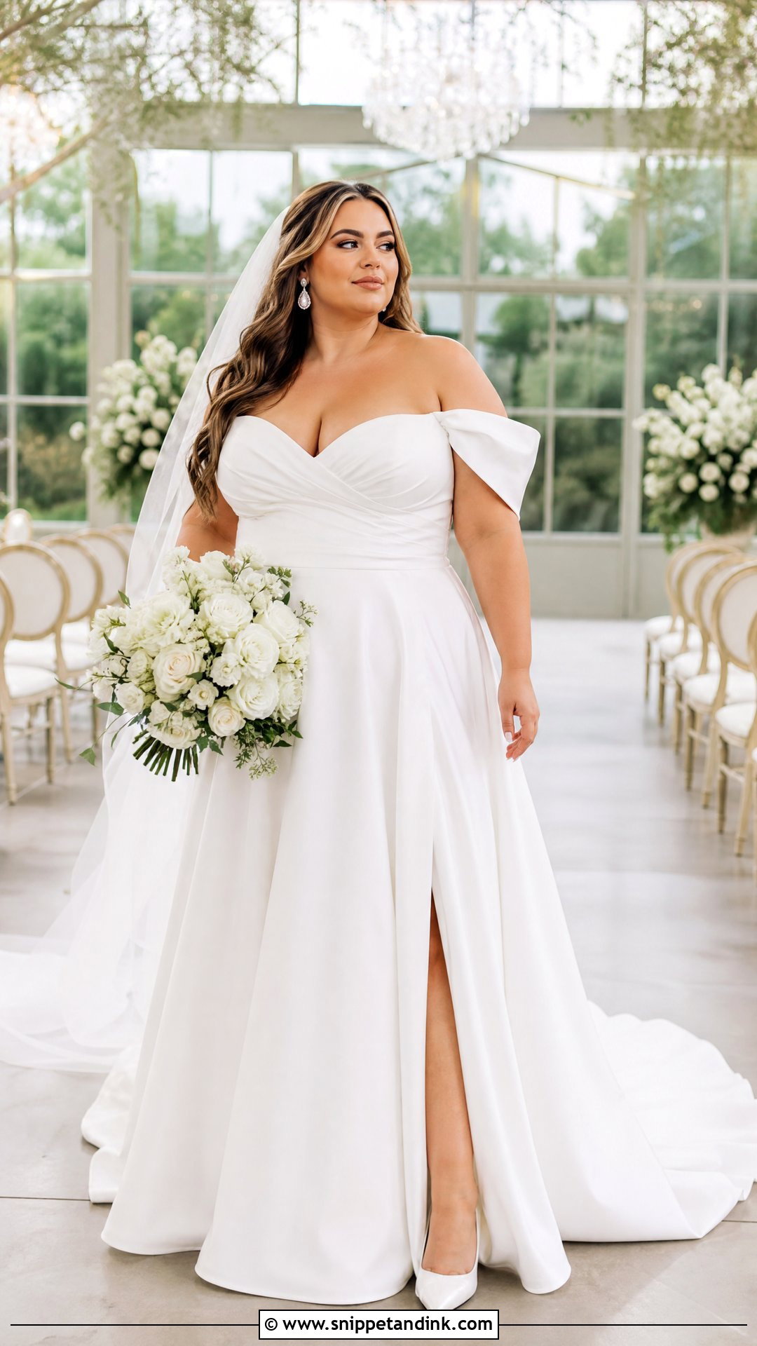 Off Shoulder Wedding Dress - Snippet and Ink - 20 The Wedding Dress Ideas