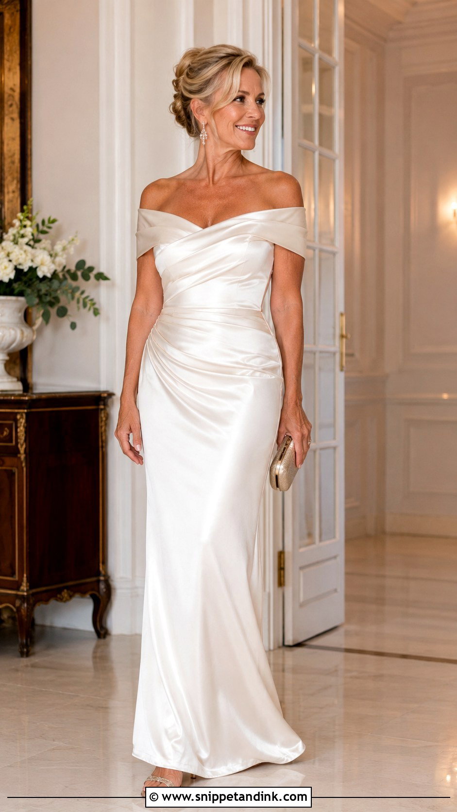 Off Shoulder Wedding Dress For Second Wedding - Snippet and Ink - 25 2nd Wedding Dress Over 40 Ideas