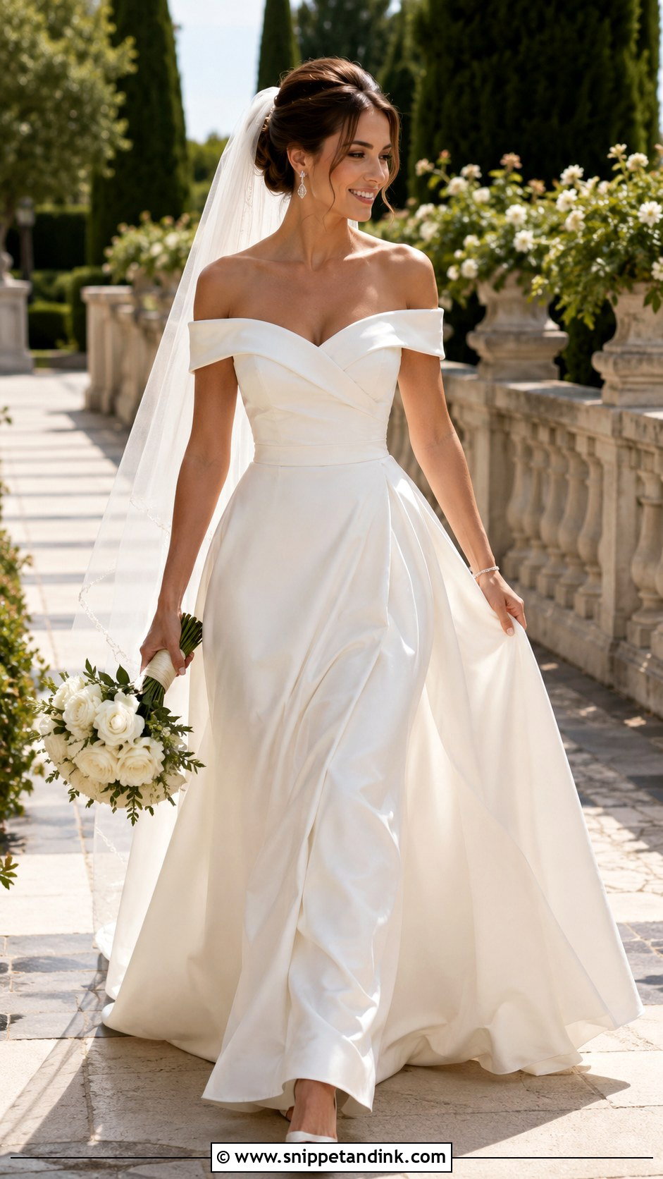 Off Shoulder Wedding Dress Photo - Snippet and Ink - 20 Wedding Dress Photos Ideas