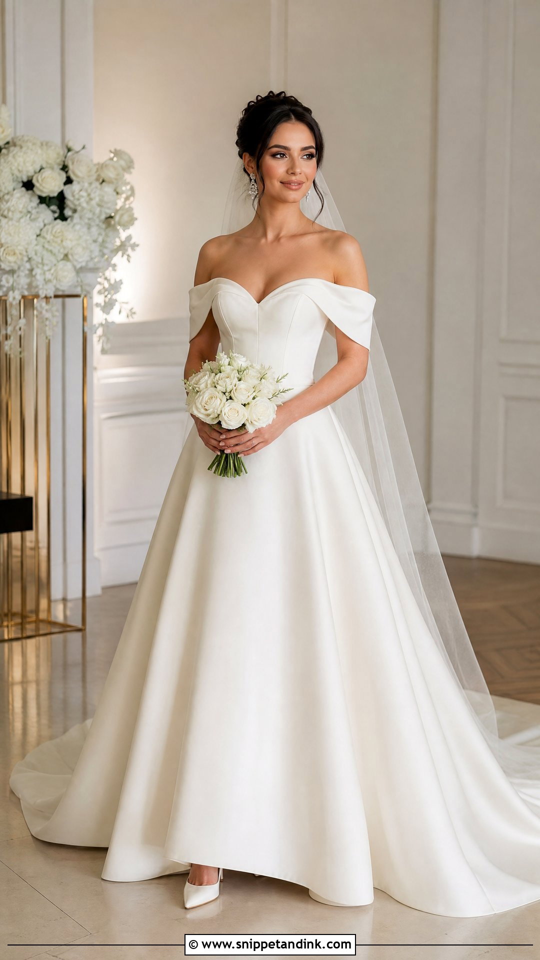 Off Shoulder Wedding Gown - Snippet and Ink - 20 Gowns Dresses for Wedding