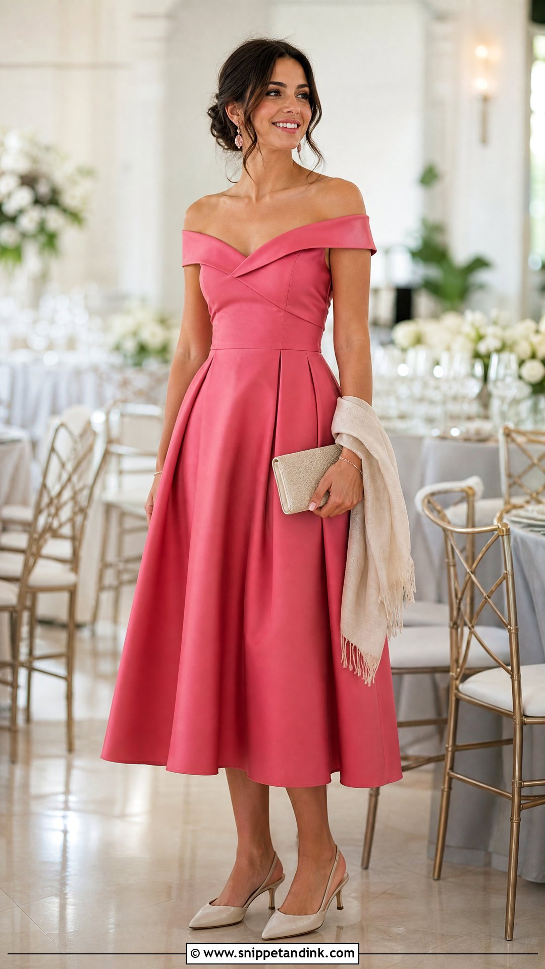 Off Shoulder Wedding Party Dress - Snippet and Ink - 20 Wedding Dresses Party Dress