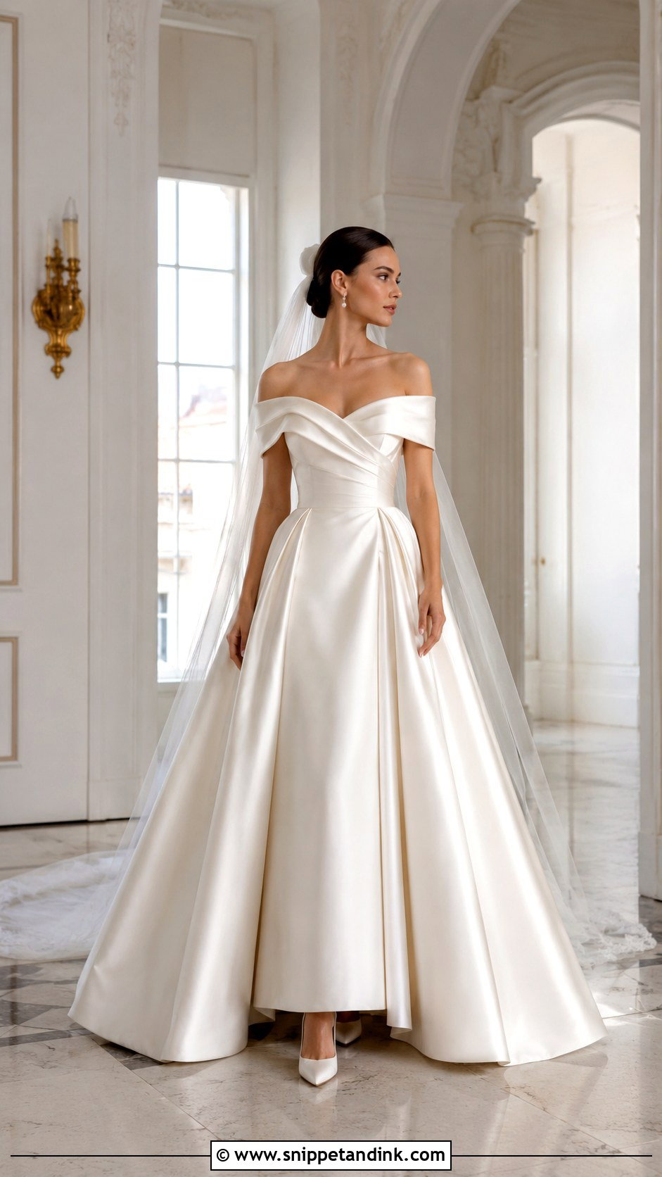 Off The Shoulder Couture Wedding Dress - Snippet and Ink - 25 Haute Couture Wedding Dress Ideas