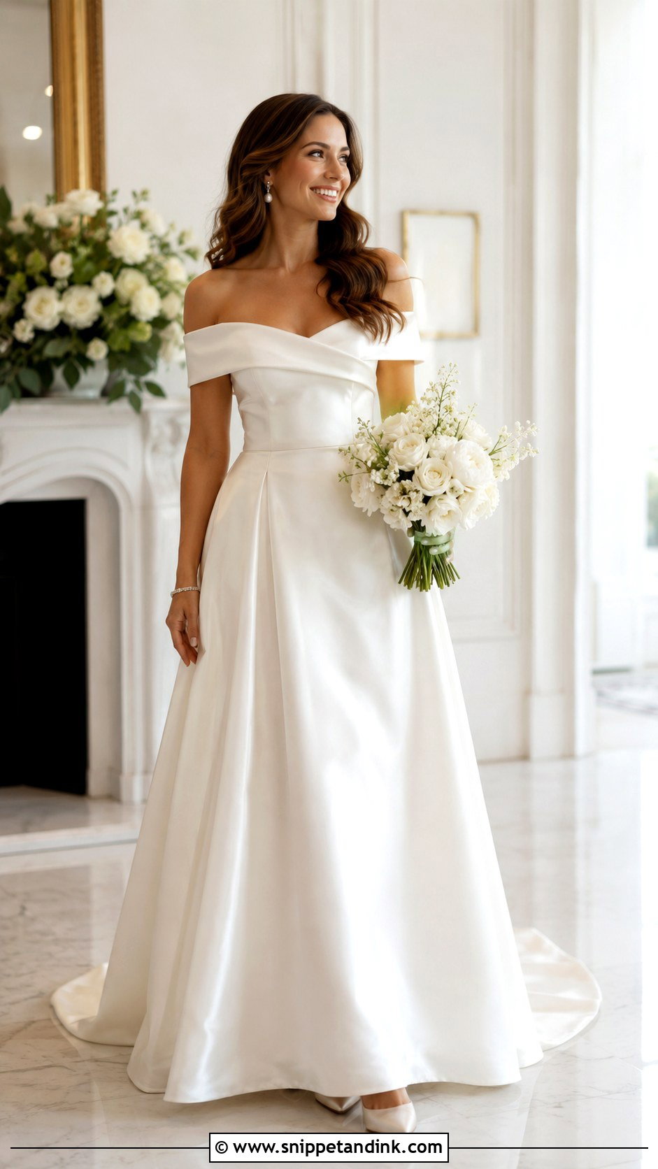 Off The Shoulder Wedding Dress - Snippet and Ink - 25 2008 Wedding Dresses
