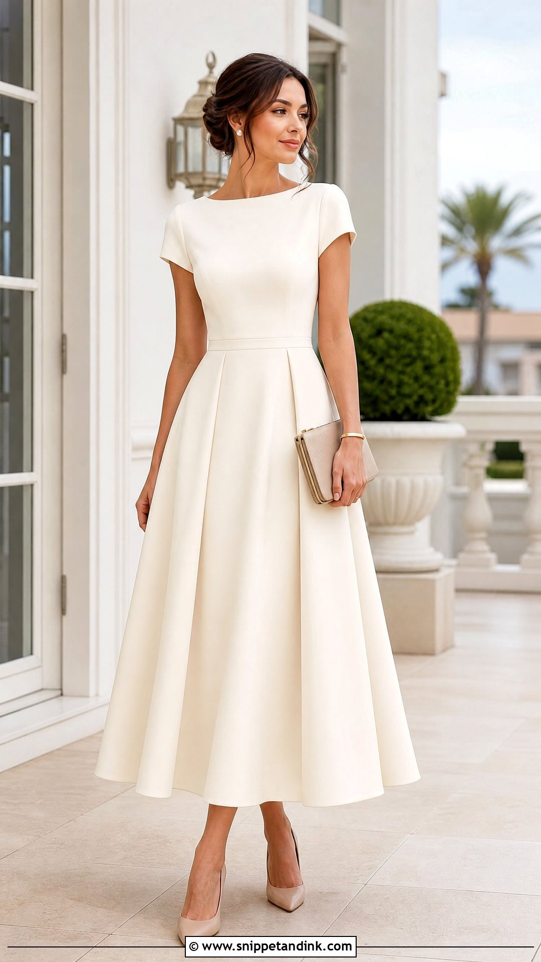 Off White A Line Gown - Snippet and Ink - 25 Off White Gown Ideas