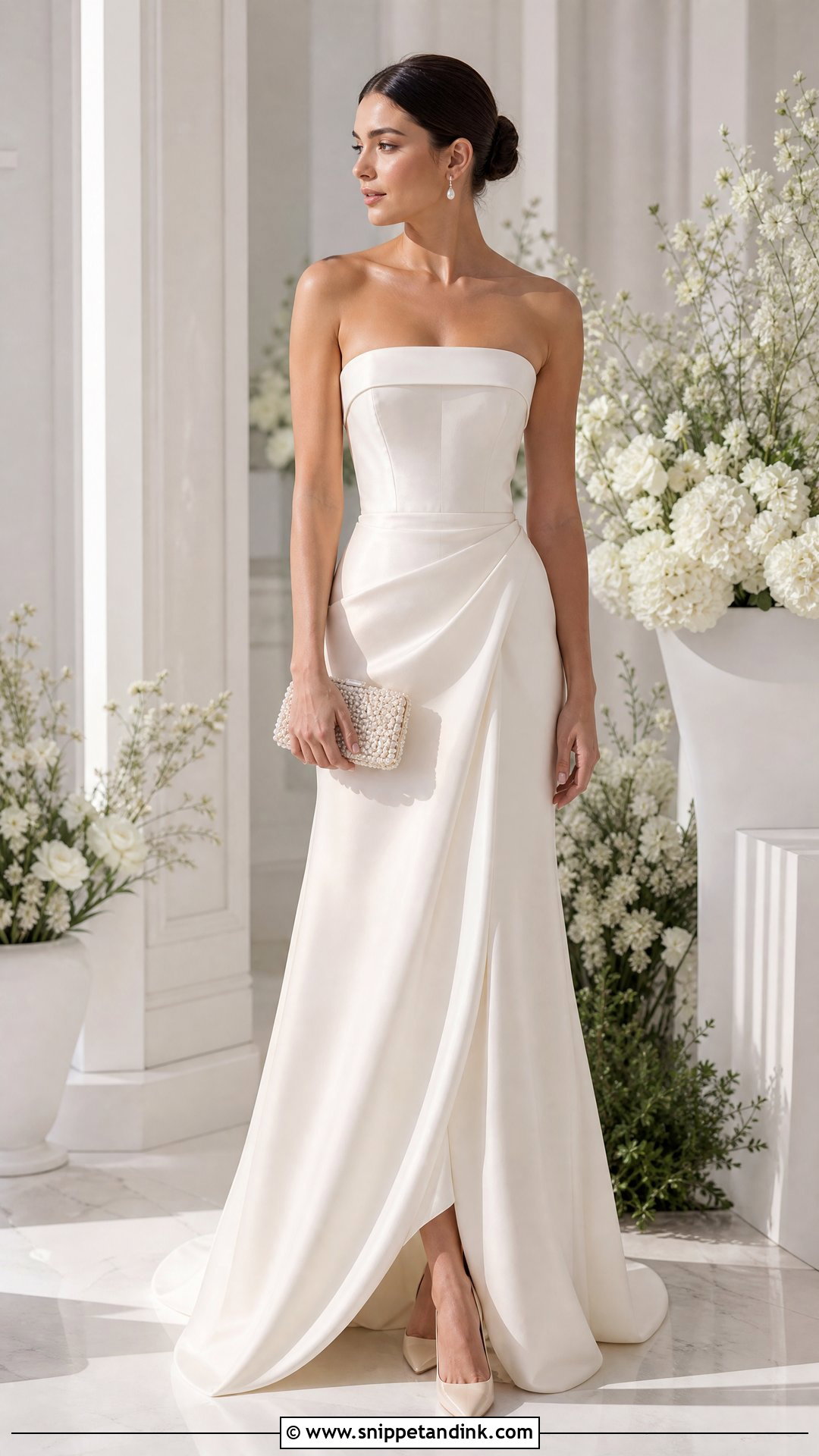 Off White Corset Gown - Snippet and Ink - 25 Off White Gown Ideas