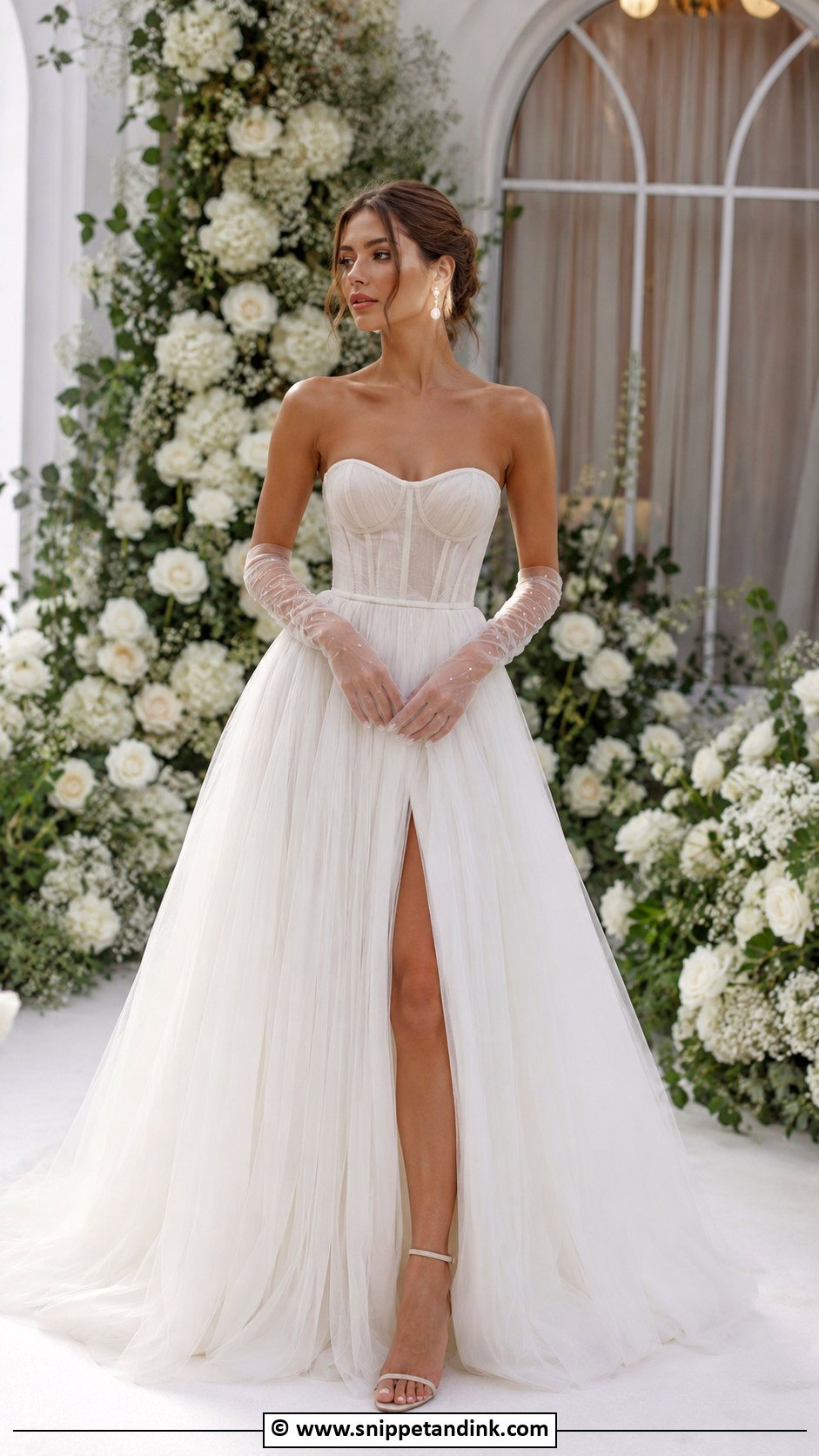 Off White Corset Wedding Dress - Snippet and Ink - 30 Off White Wedding Dress Ideas
