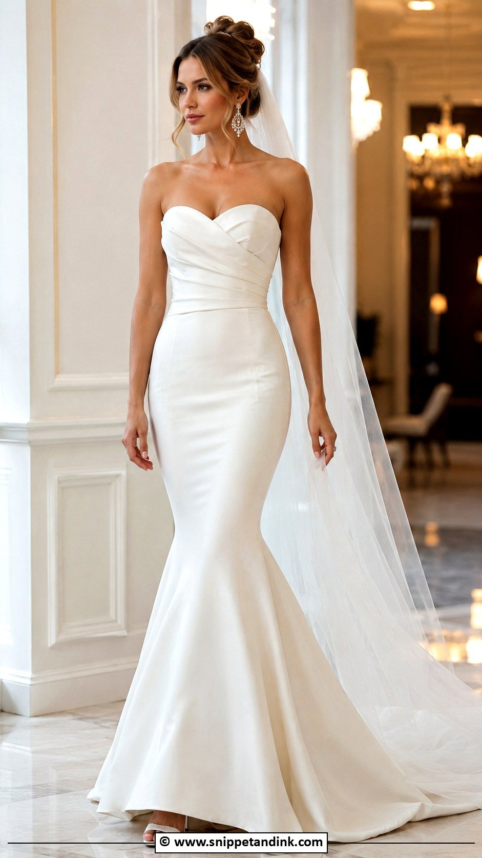 Off White Mermaid Wedding Dress - Snippet and Ink - 30 Off White Wedding Dress Ideas