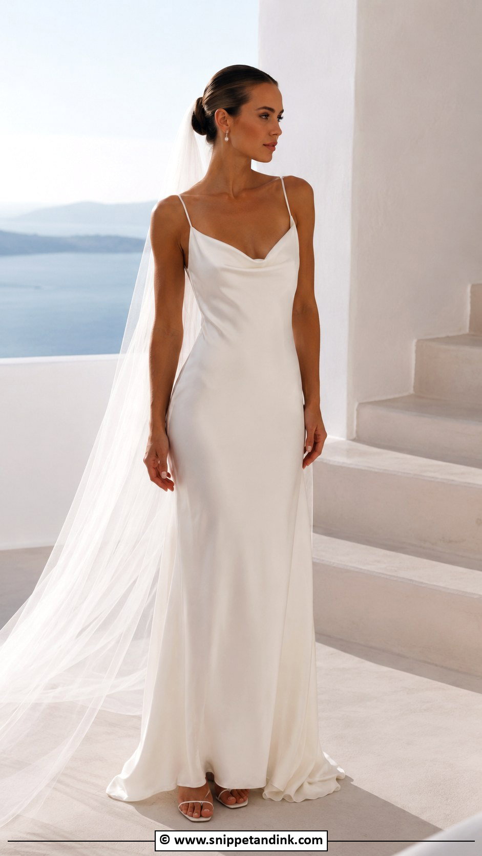 Off White Slip Wedding Dress - Snippet and Ink - 30 Off White Wedding Dress Ideas