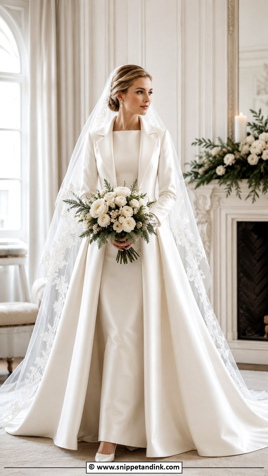 Old Money Winter Wedding Dress - Snippet and Ink - 30 Old Money Wedding Dress Ideas