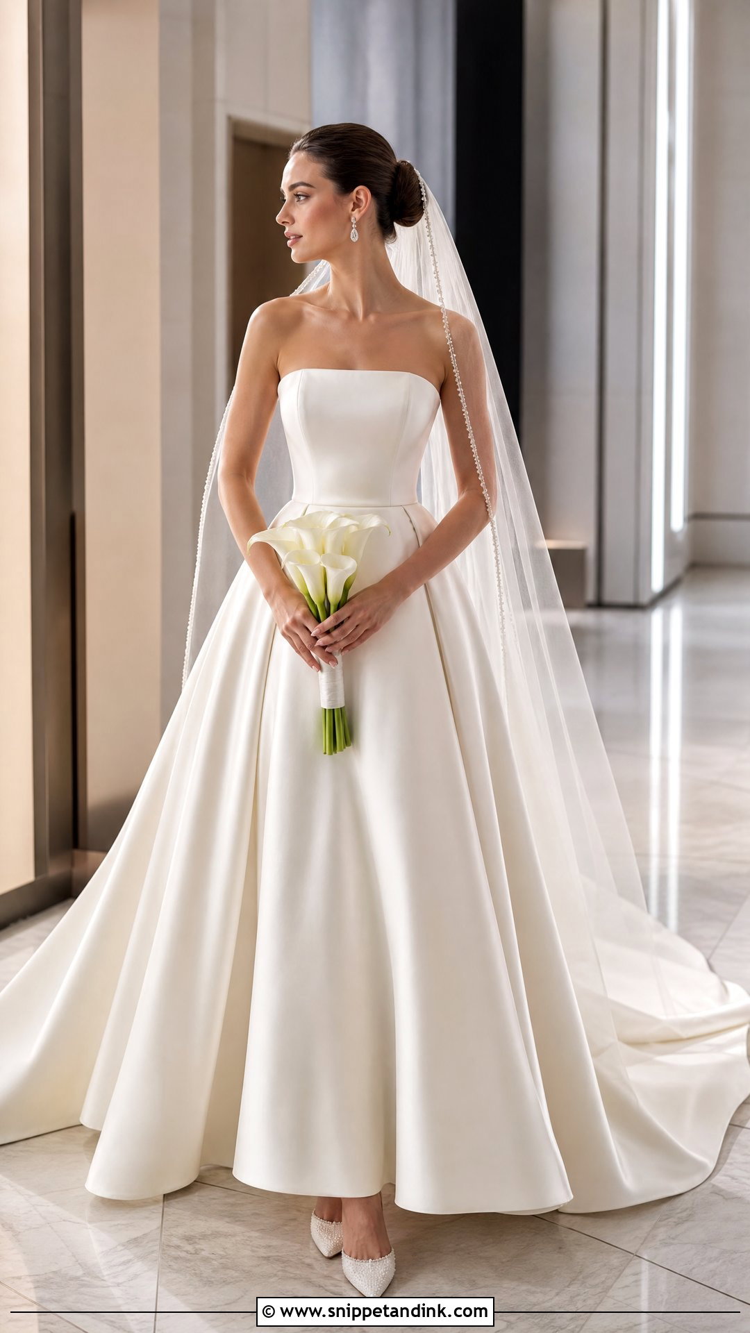 Oleg Cassini Satin Ball Gown Wedding Dress - Snippet and Ink - 20 Oleg Cassini Wedding Dress Ideas