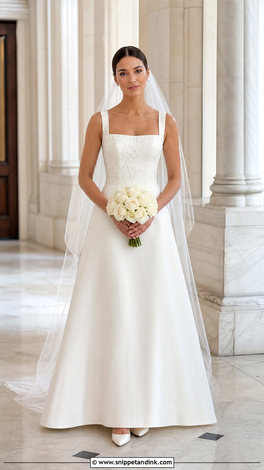 Oleg Cassini Square Neck Wedding Dress - Snippet and Ink - 20 Oleg Cassini Wedding Dress Ideas
