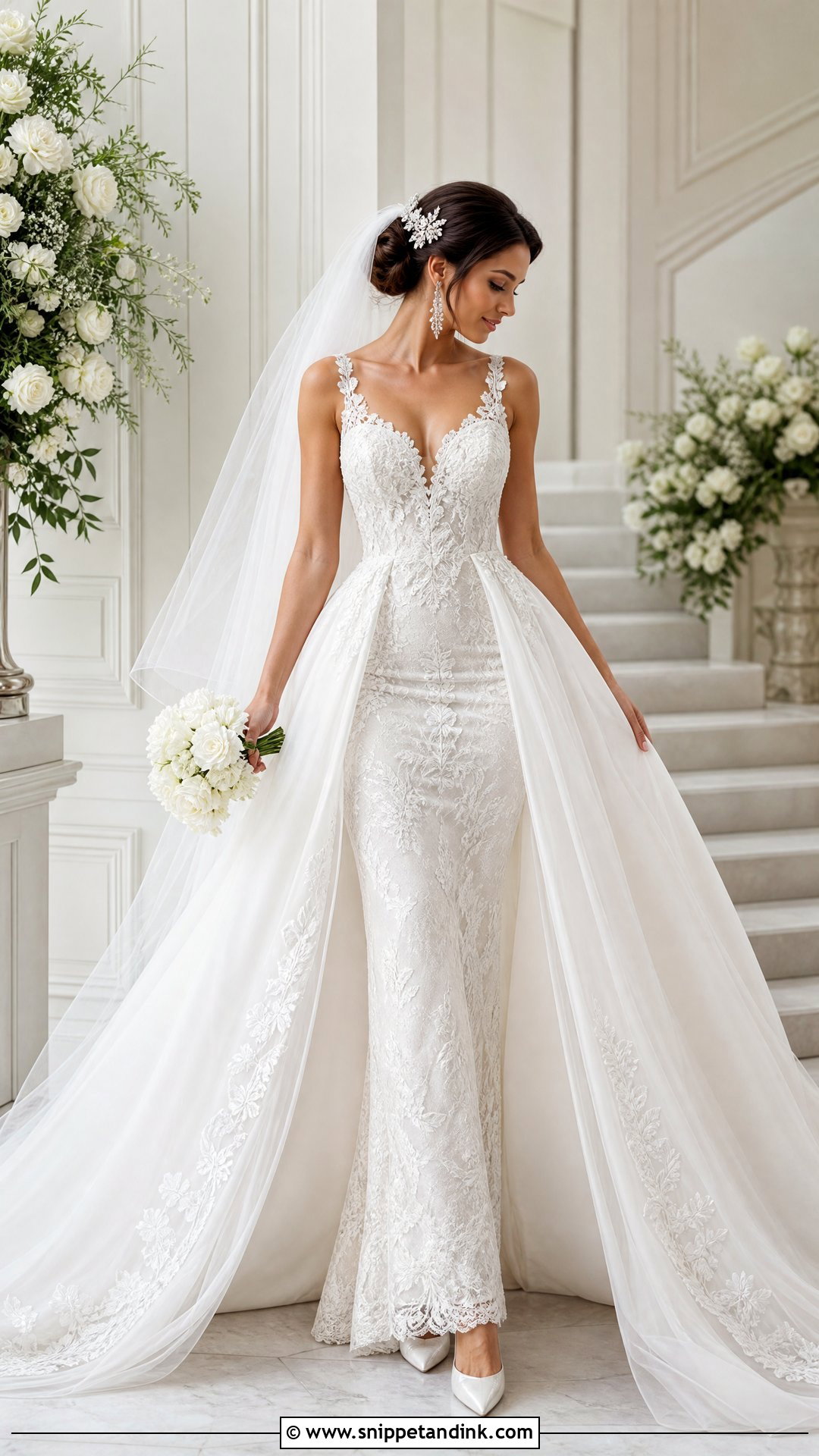 Oleg Cassini Wedding Dress With Overskirt - Snippet and Ink - 20 Oleg Cassini Wedding Dress Ideas