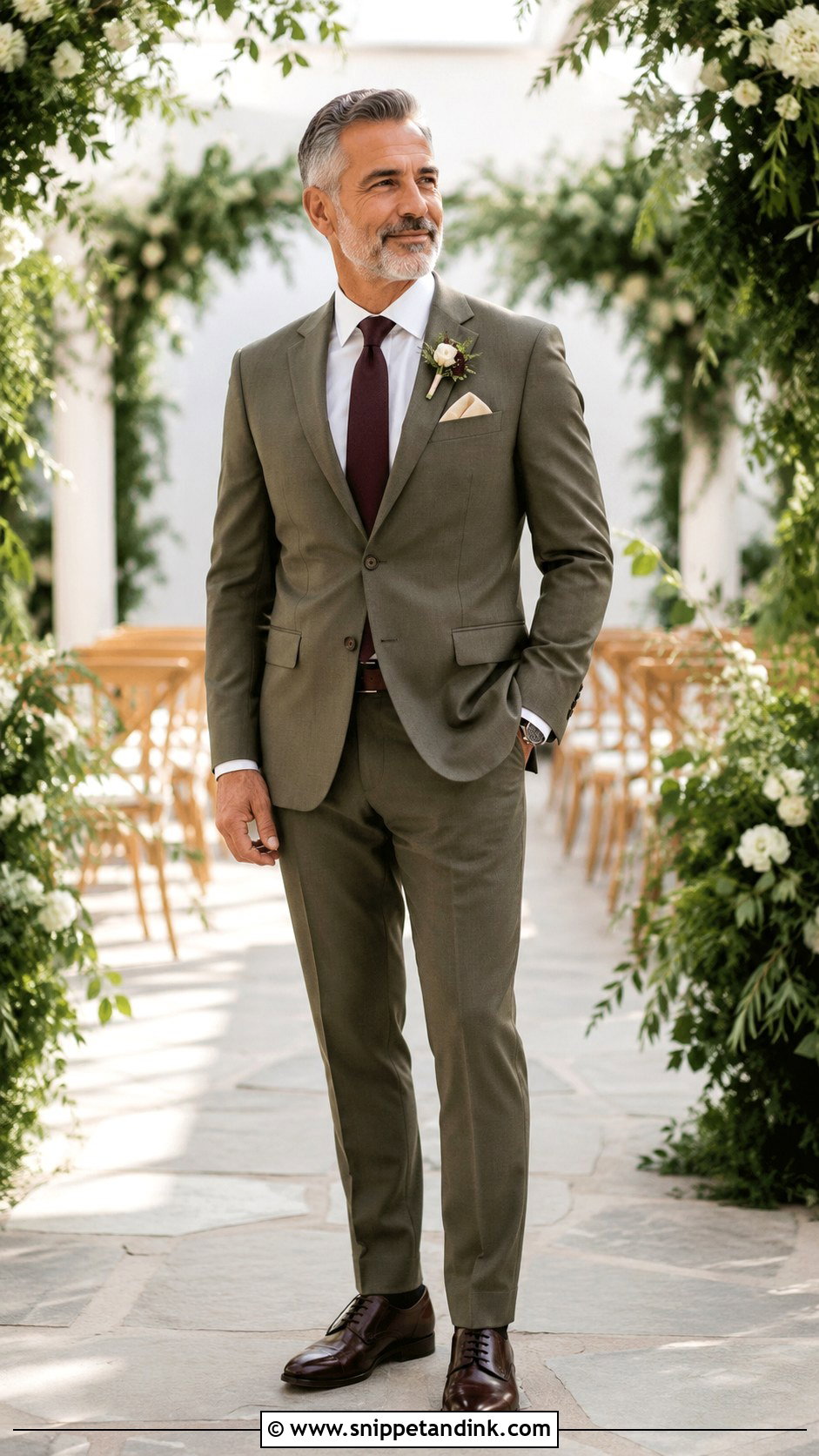 Olive Suit Father of Bride Outfit - Snippet and Ink - 20 Father of Bride Outfit Ideas