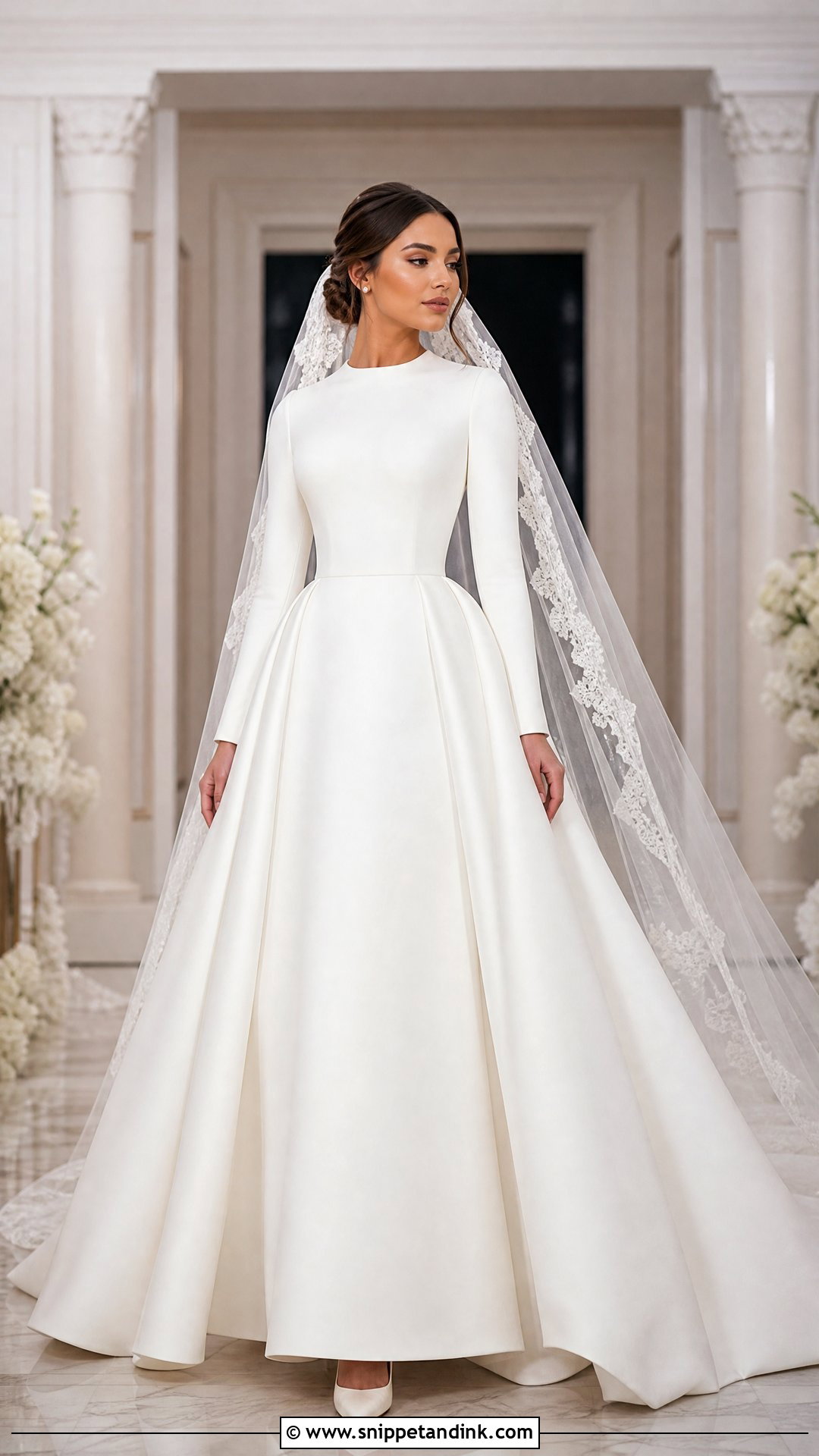 Olivia Culpo Long Sleeve Wedding Dress - Snippet and Ink - 20 Olivia Culpo Wedding Dress Ideas