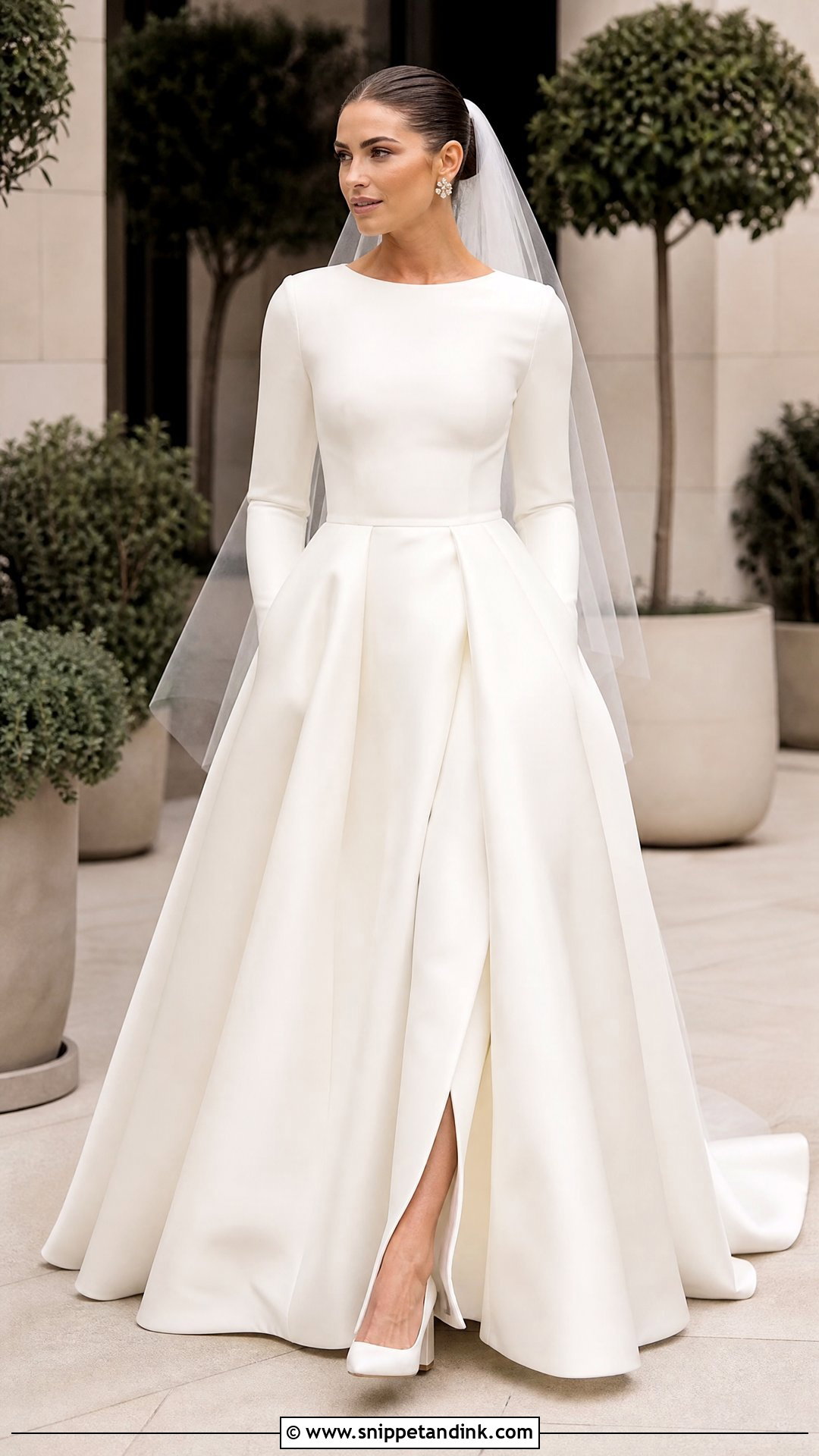Olivia Culpo Mikado Wedding Dress - Snippet and Ink - 20 Olivia Culpo Wedding Dress Ideas