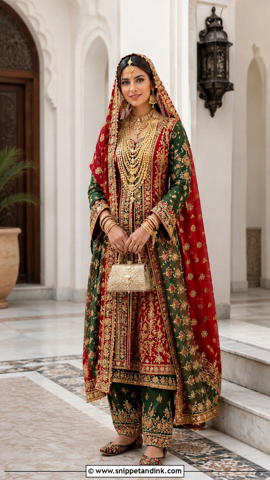 Omani Khaleeji Wedding Dress - Snippet and Ink - 20 Khaleeji Wedding Dresses