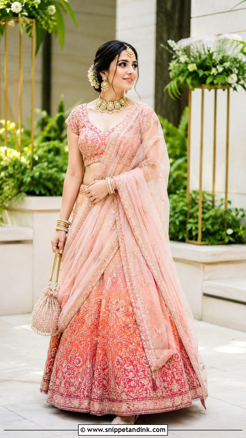 Ombre Bridal Lehenga - Snippet and Ink - 20 Lehanga Designs Bridal Collection